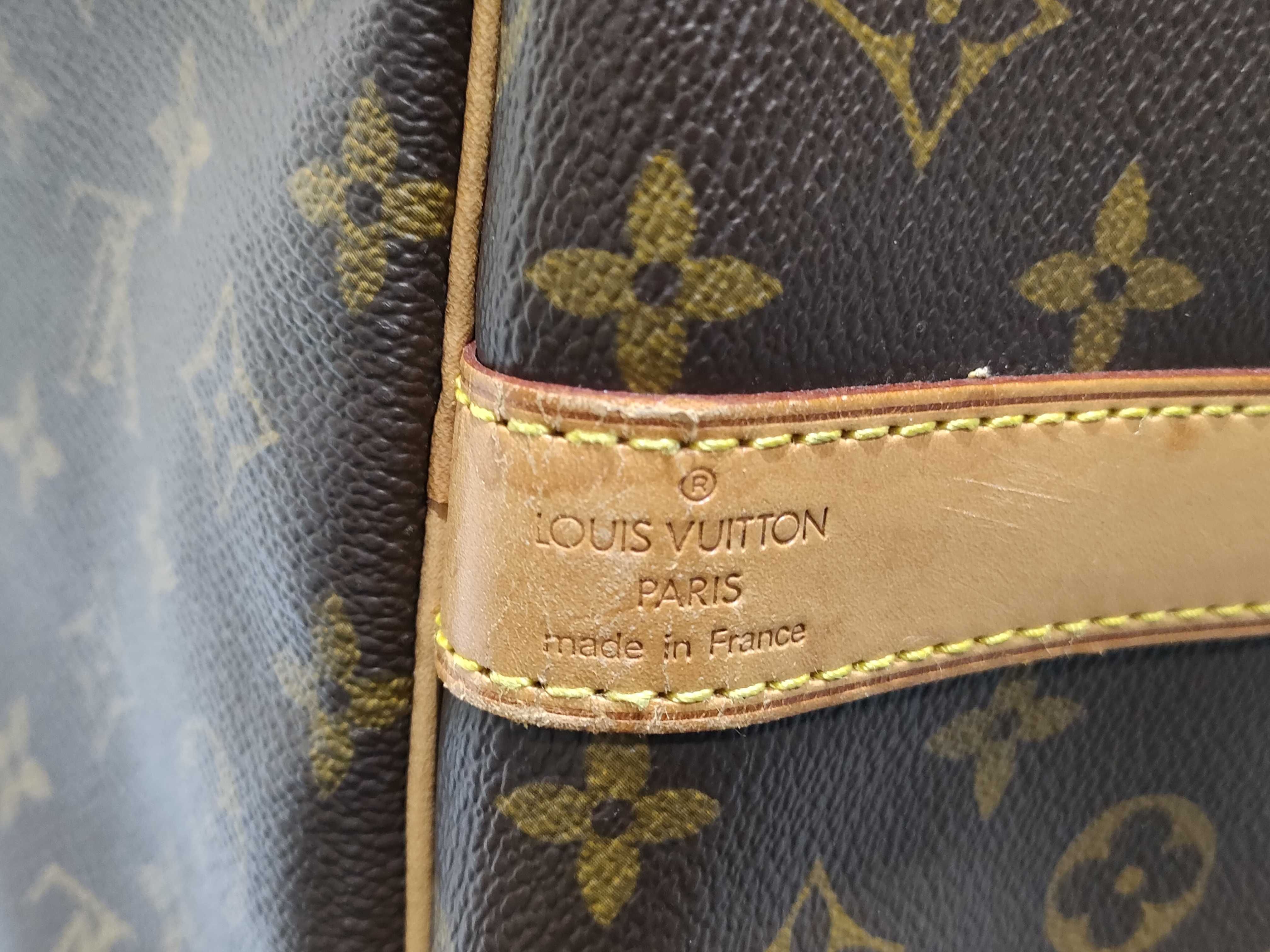 Monogram Keepall Bandoulière 60 M41412 MB0062 Brown Boston Bag — view 11