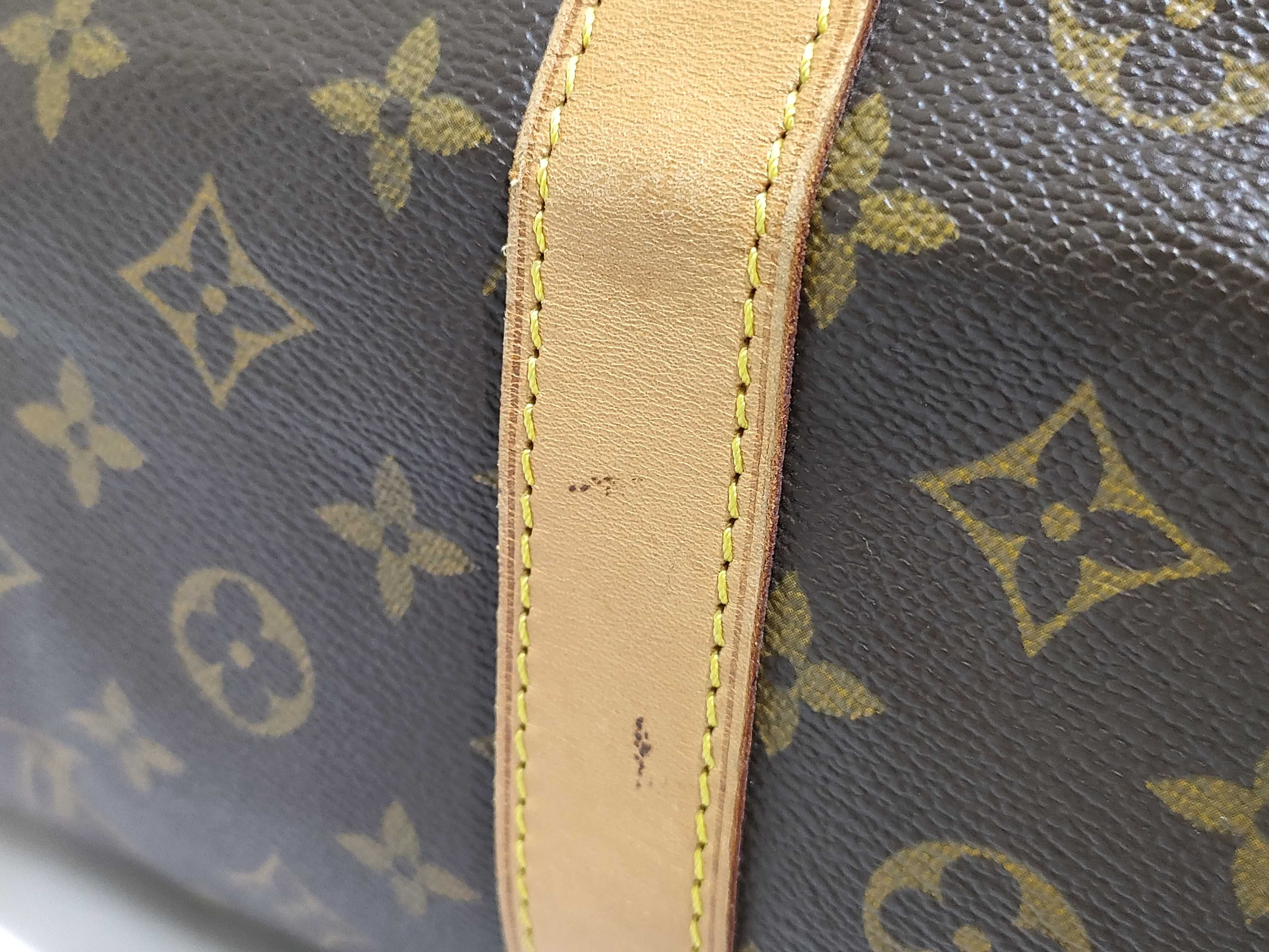 Monogram Keepall Bandoulière 60 M41412 MB0062 Brown Boston Bag — view 15