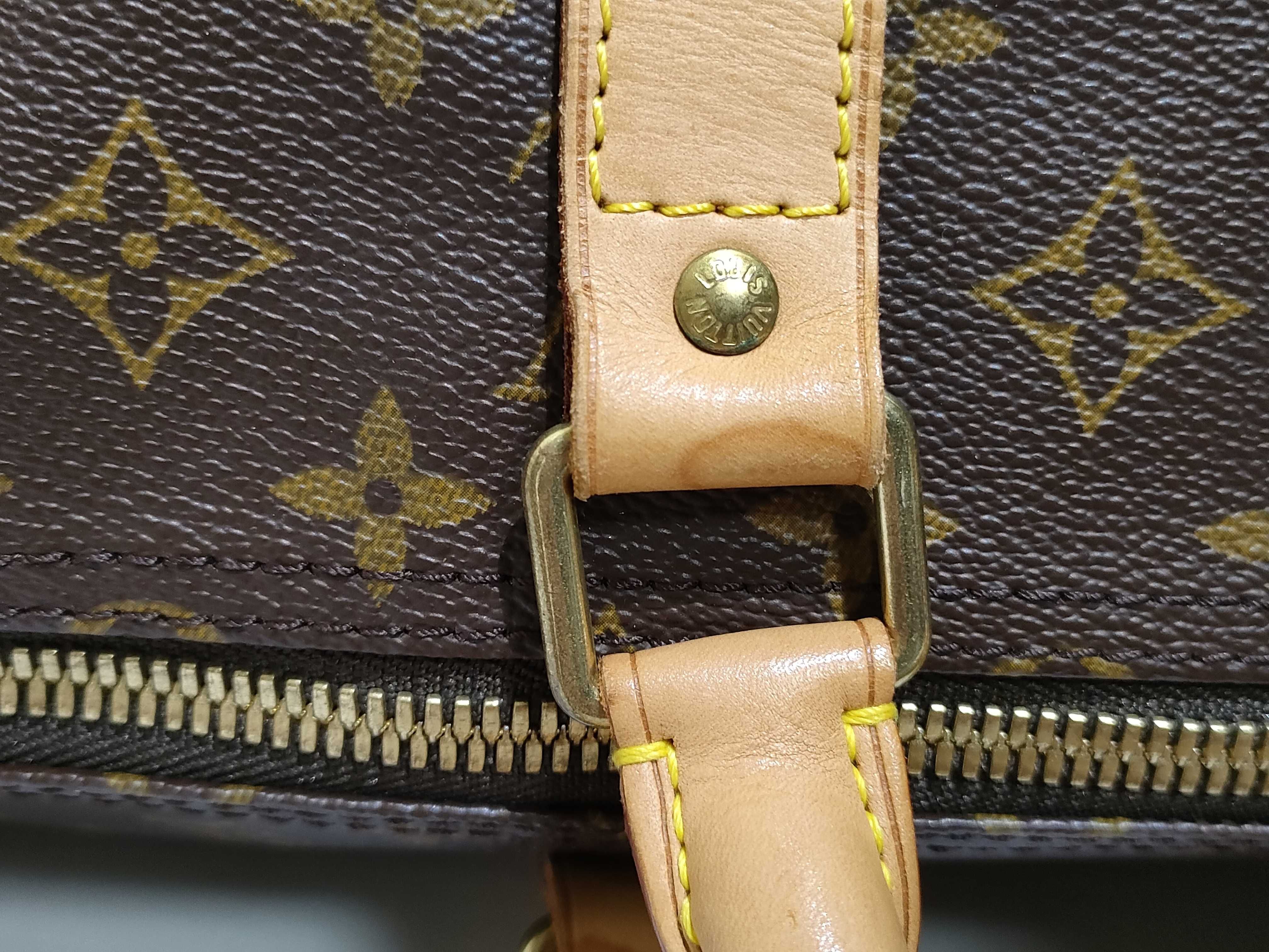 Monogram Keepall Bandoulière 60 M41412 MB0062 Brown Boston Bag — view 5