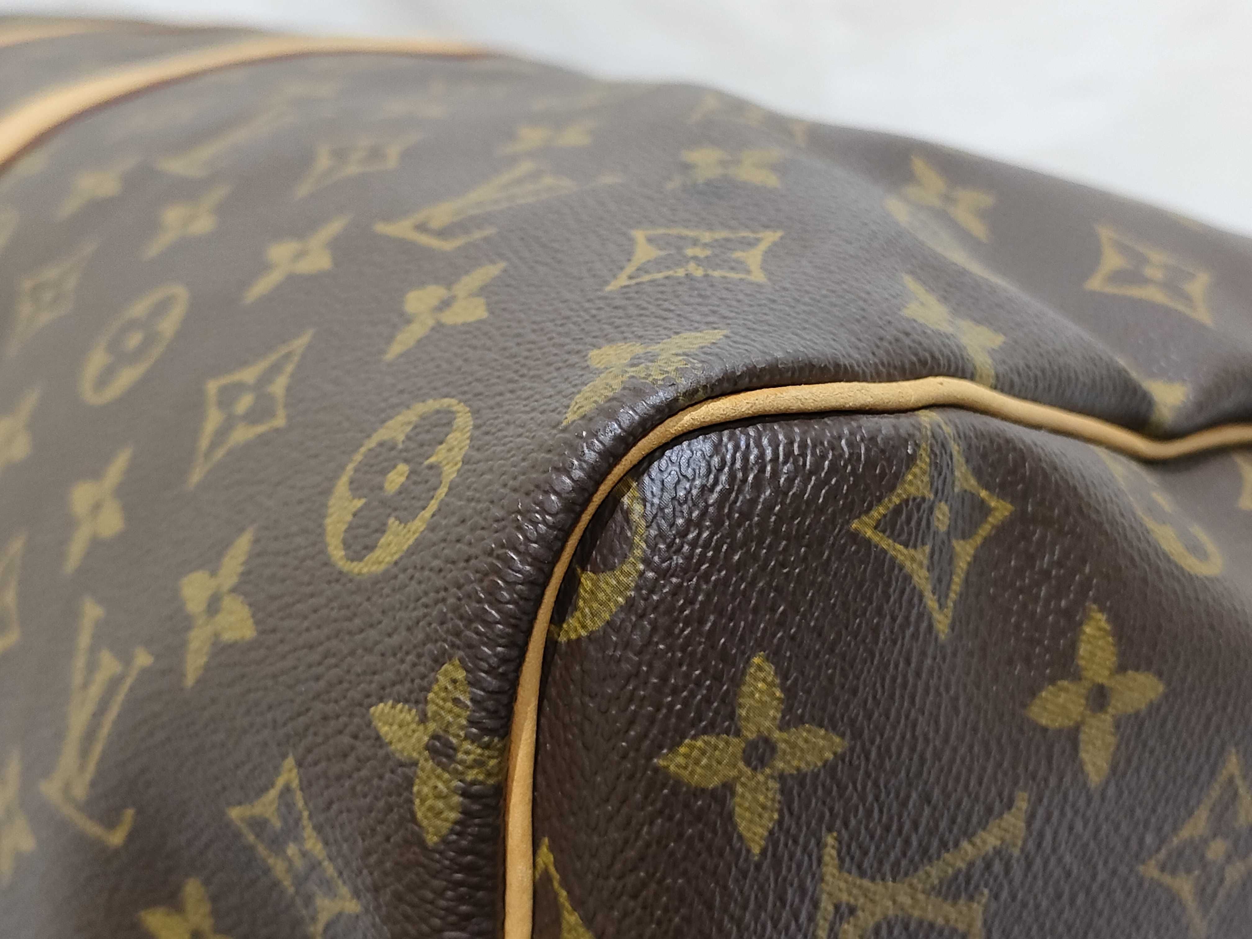 Monogram Keepall Bandoulière 60 M41412 MB0062 Brown Boston Bag — view 6
