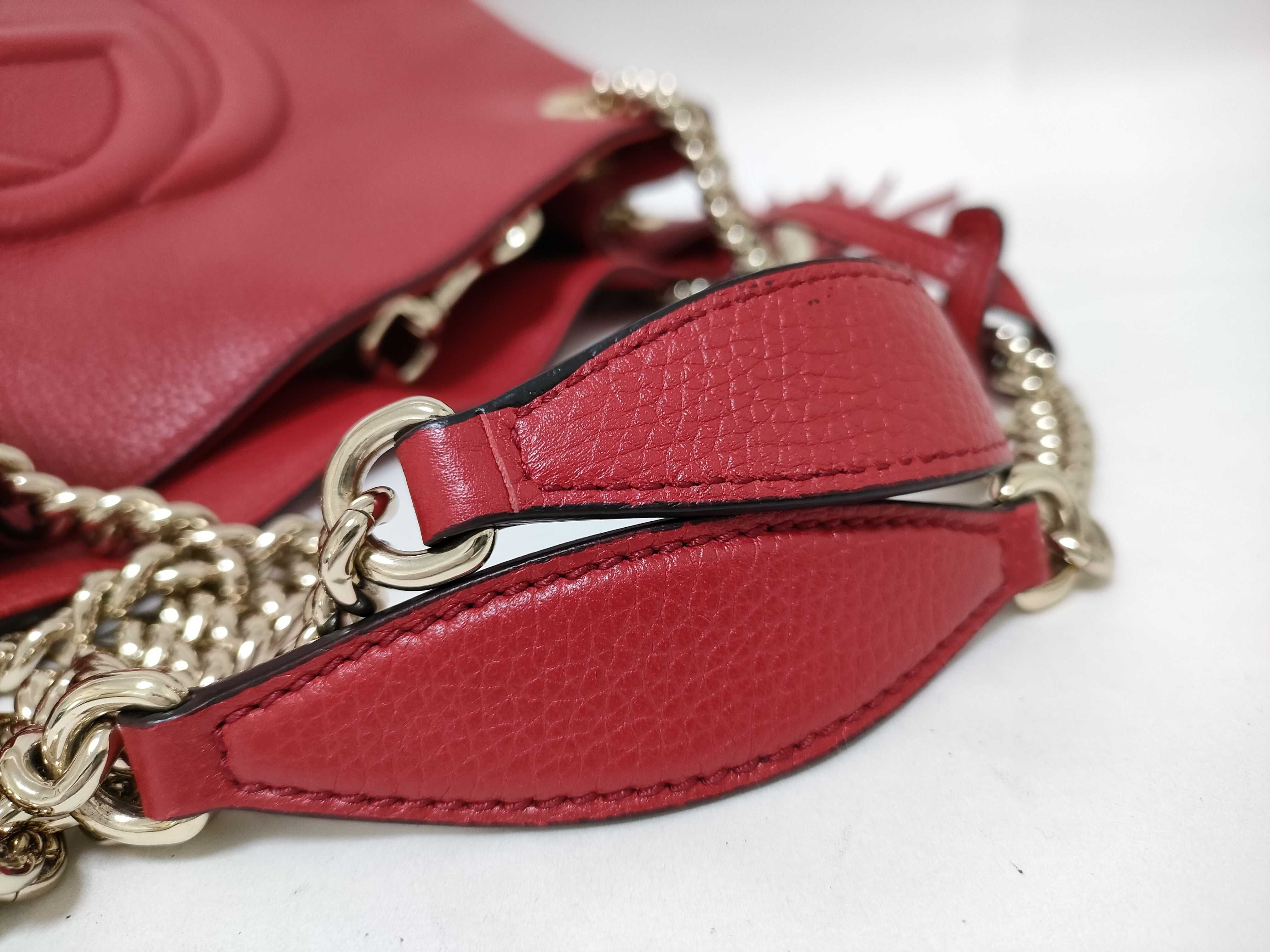 Soho Leather Chain Shoulder Bag — view 4