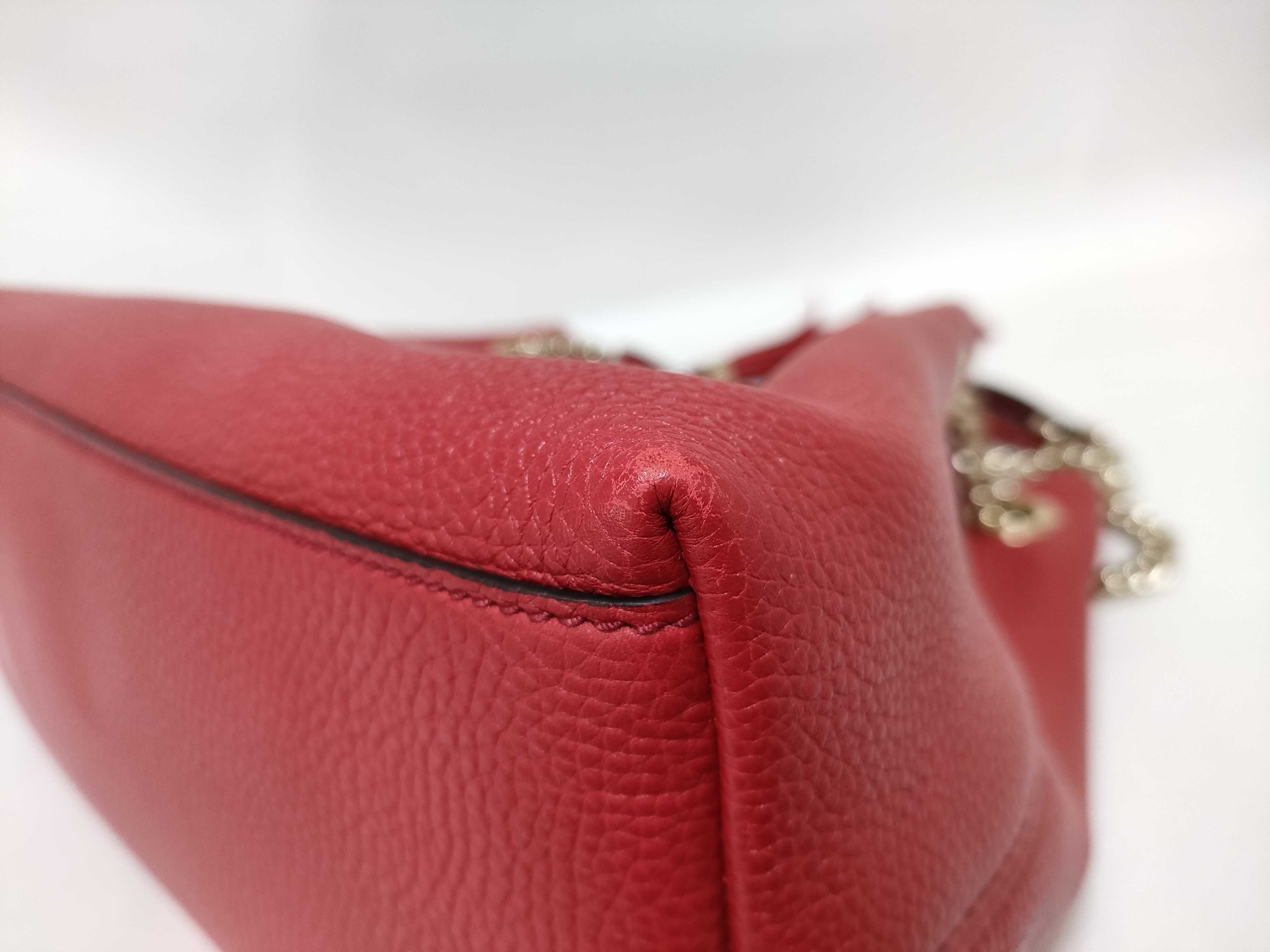 Soho Leather Chain Shoulder Bag — view 6