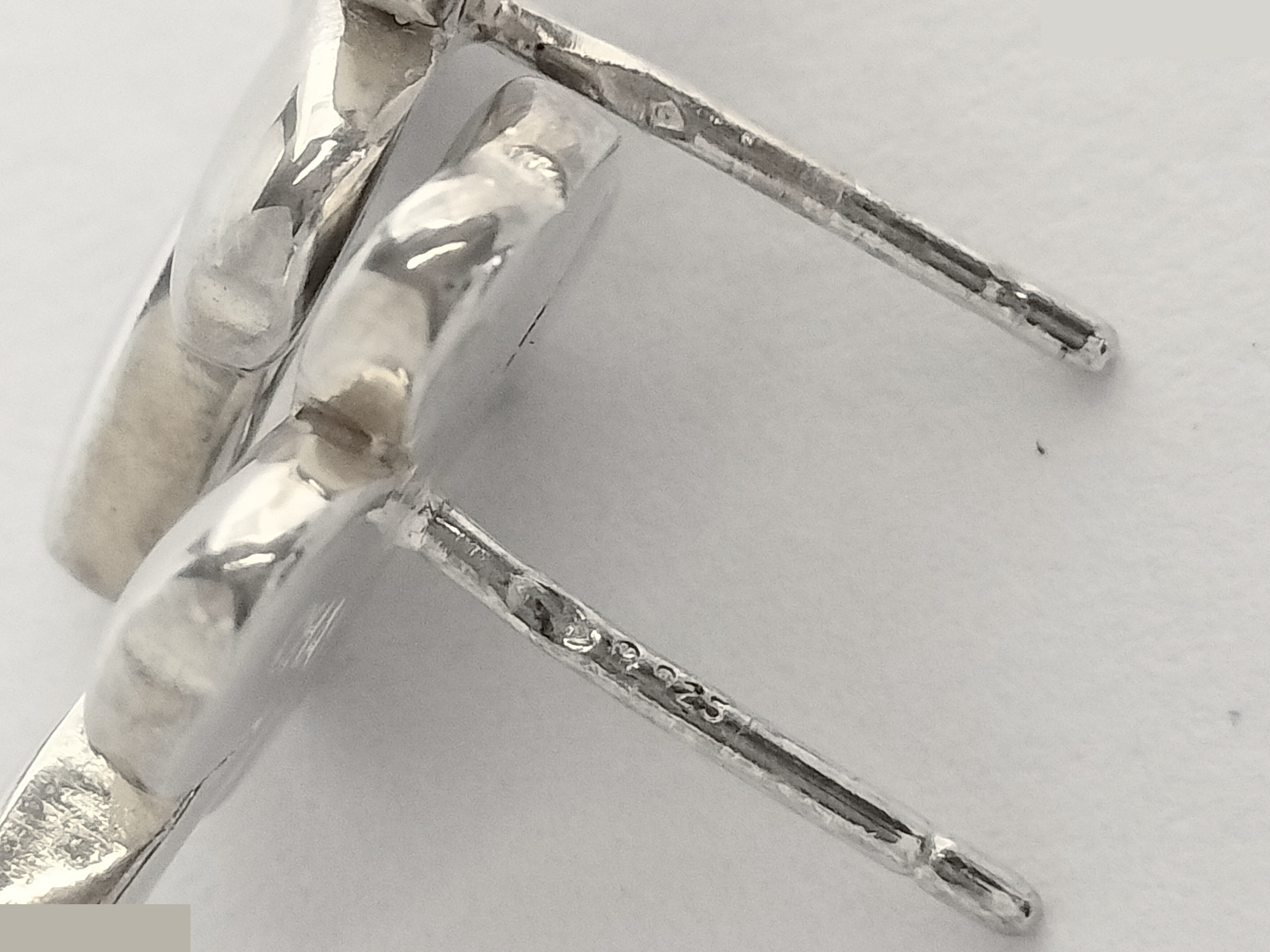 Clover 925 Silver Earrings, 5.8g — view 3