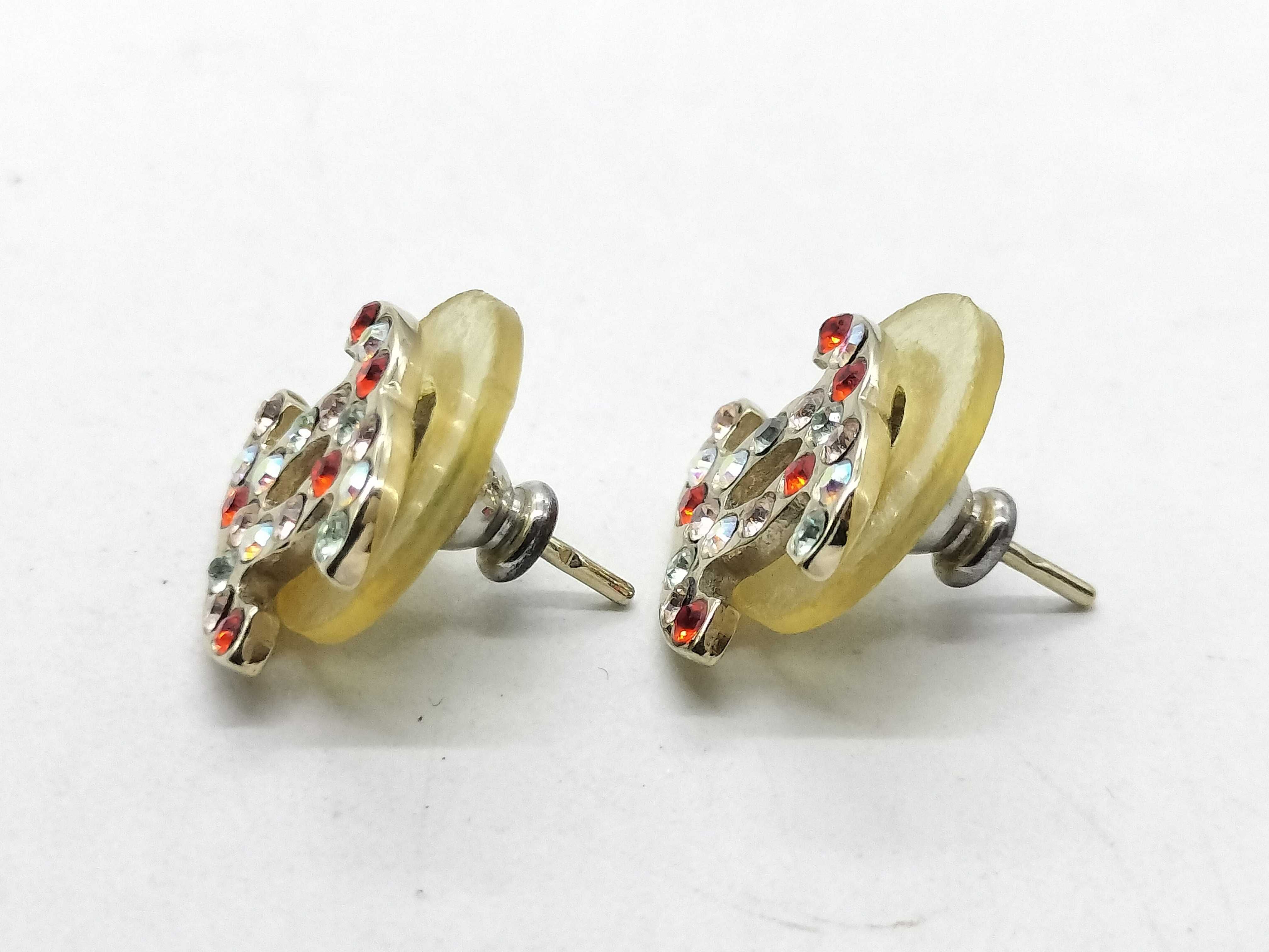 Coco Mark Colored Stone Earrings/Piercings — view 4