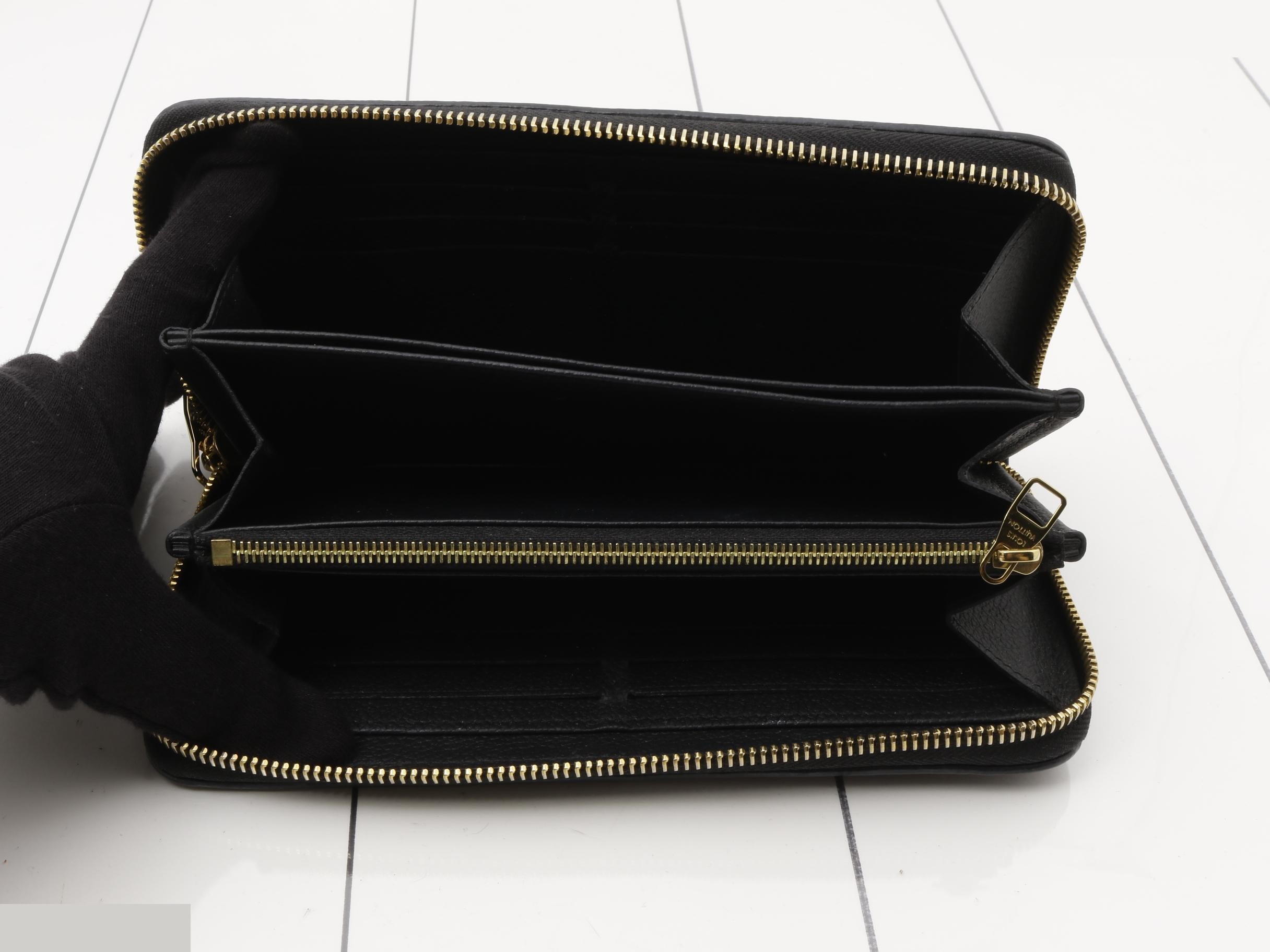 Zippy Wallet (Noir / Black Beige) — view 4