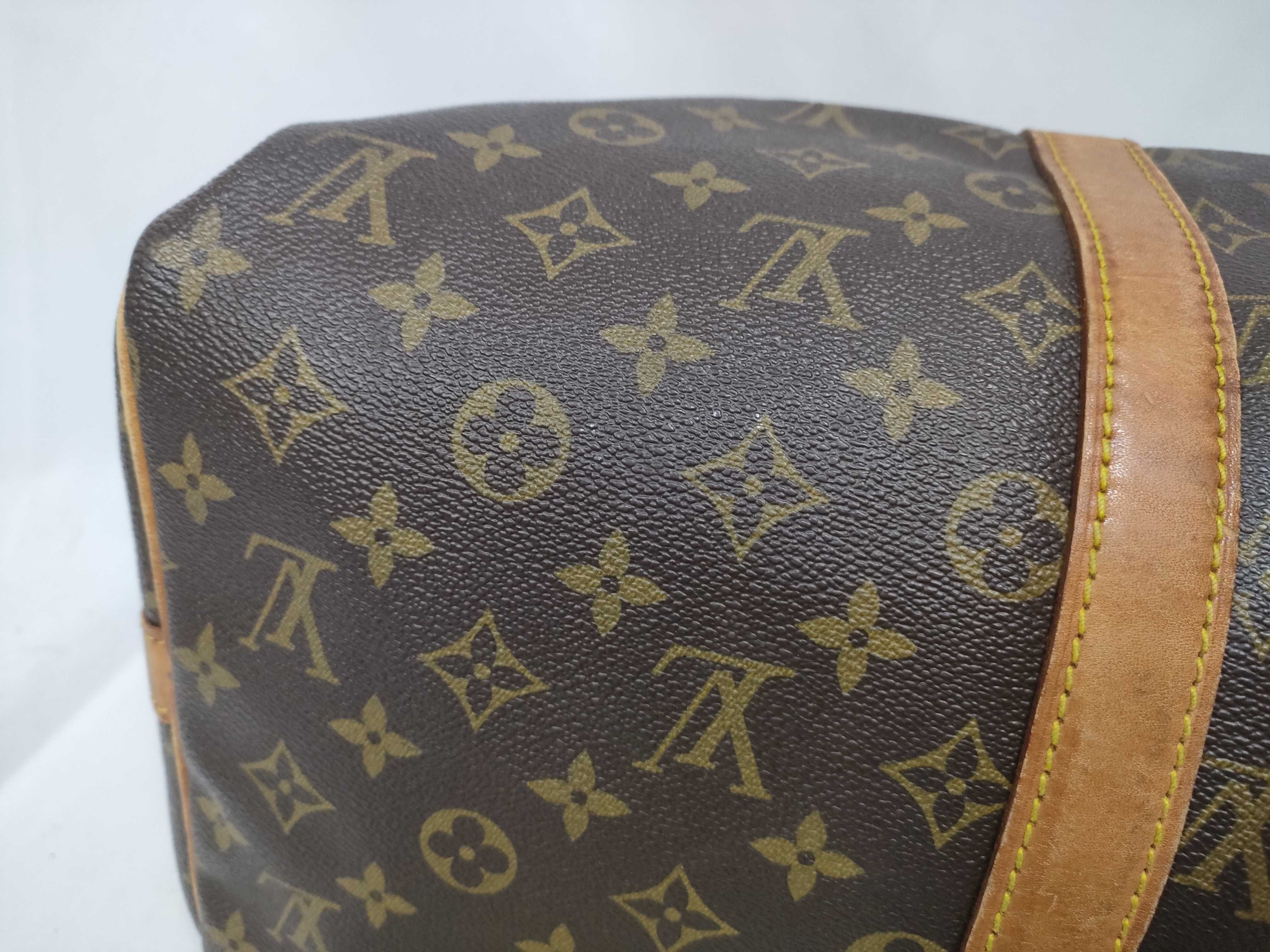 Monogram Keepall Bandoulière 45 M41418 Boston Bag with Handle, Name Tag, and Shoulder Strap — view 5