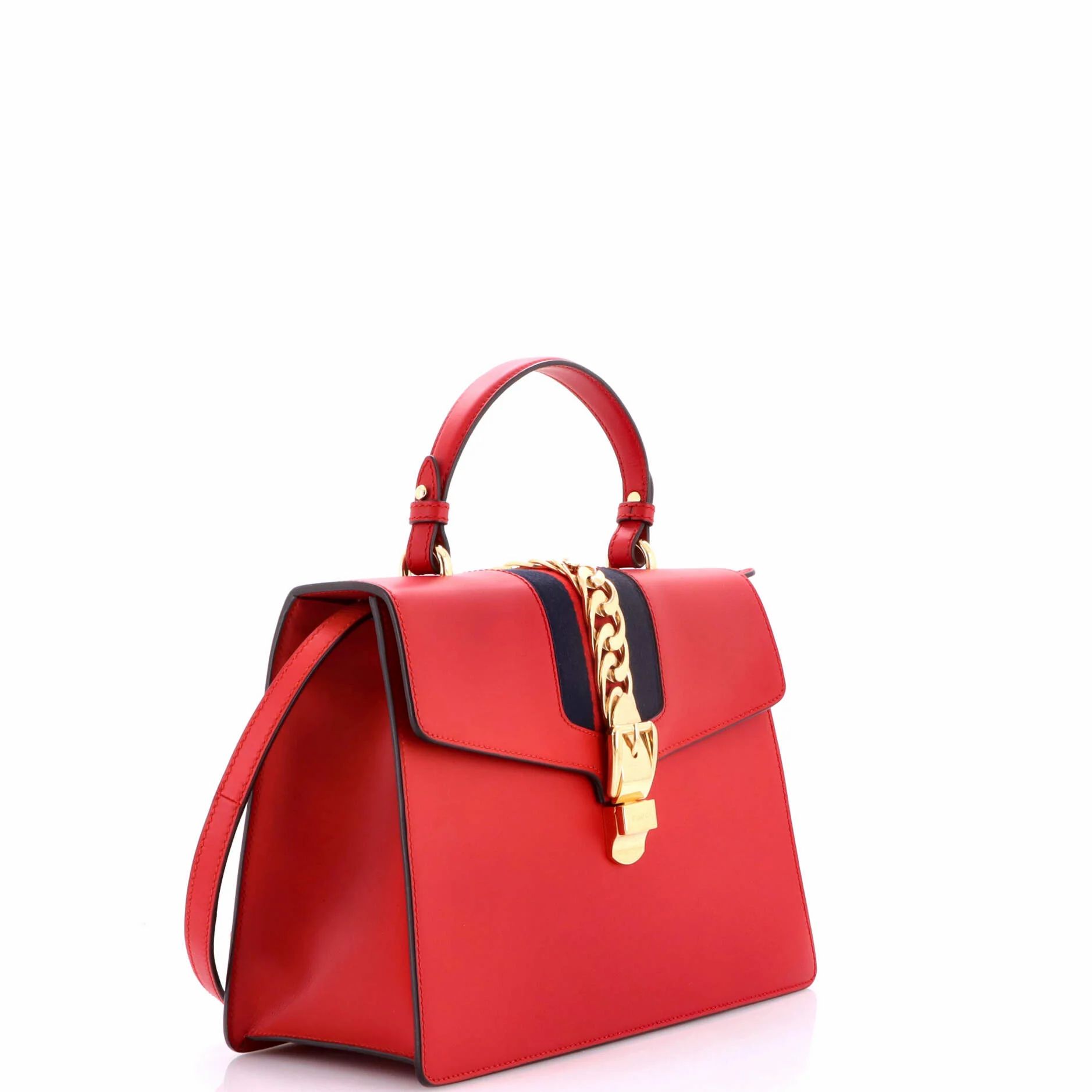 Sylvie Top Handle Bag Leather Medium — view 2