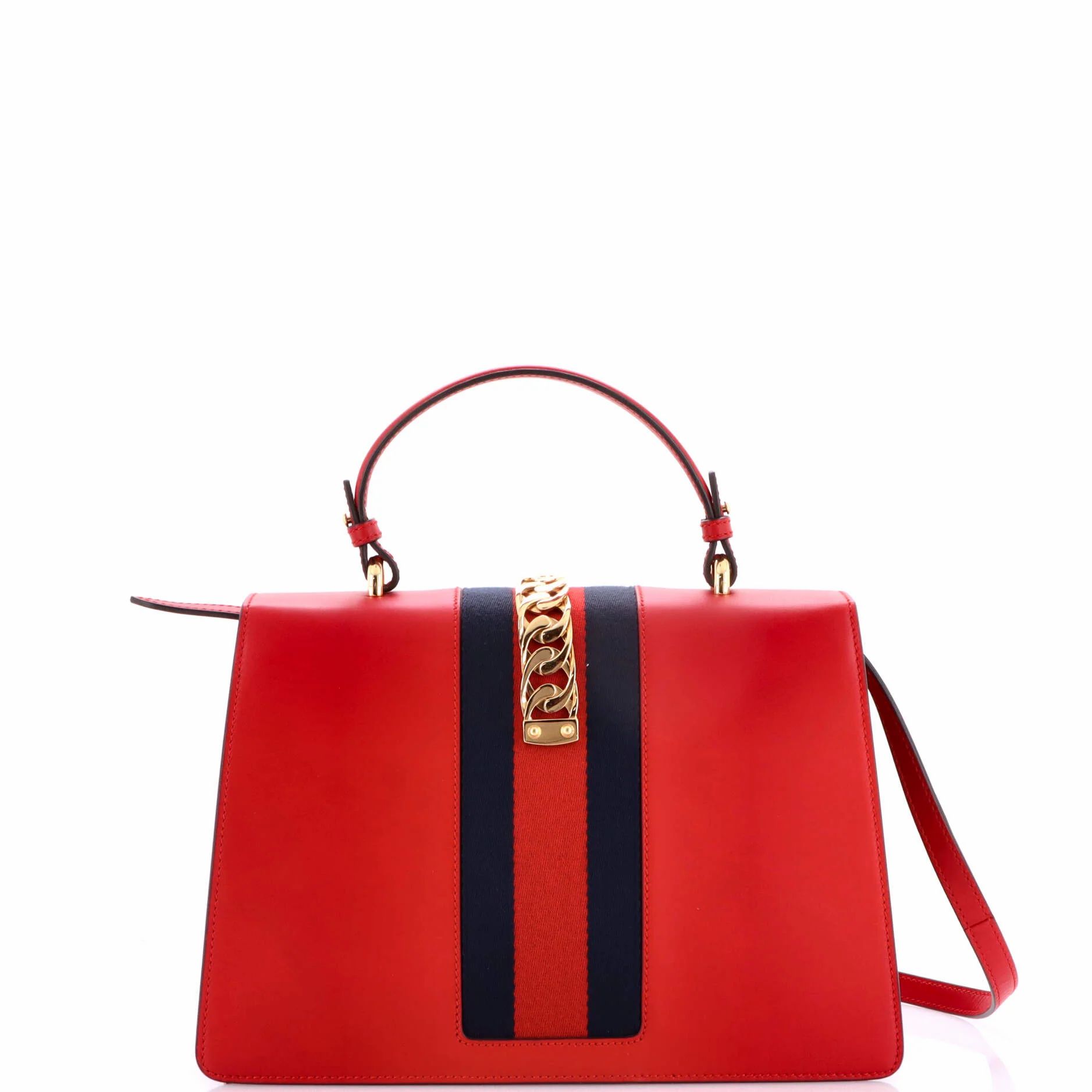 Sylvie Top Handle Bag Leather Medium — view 3
