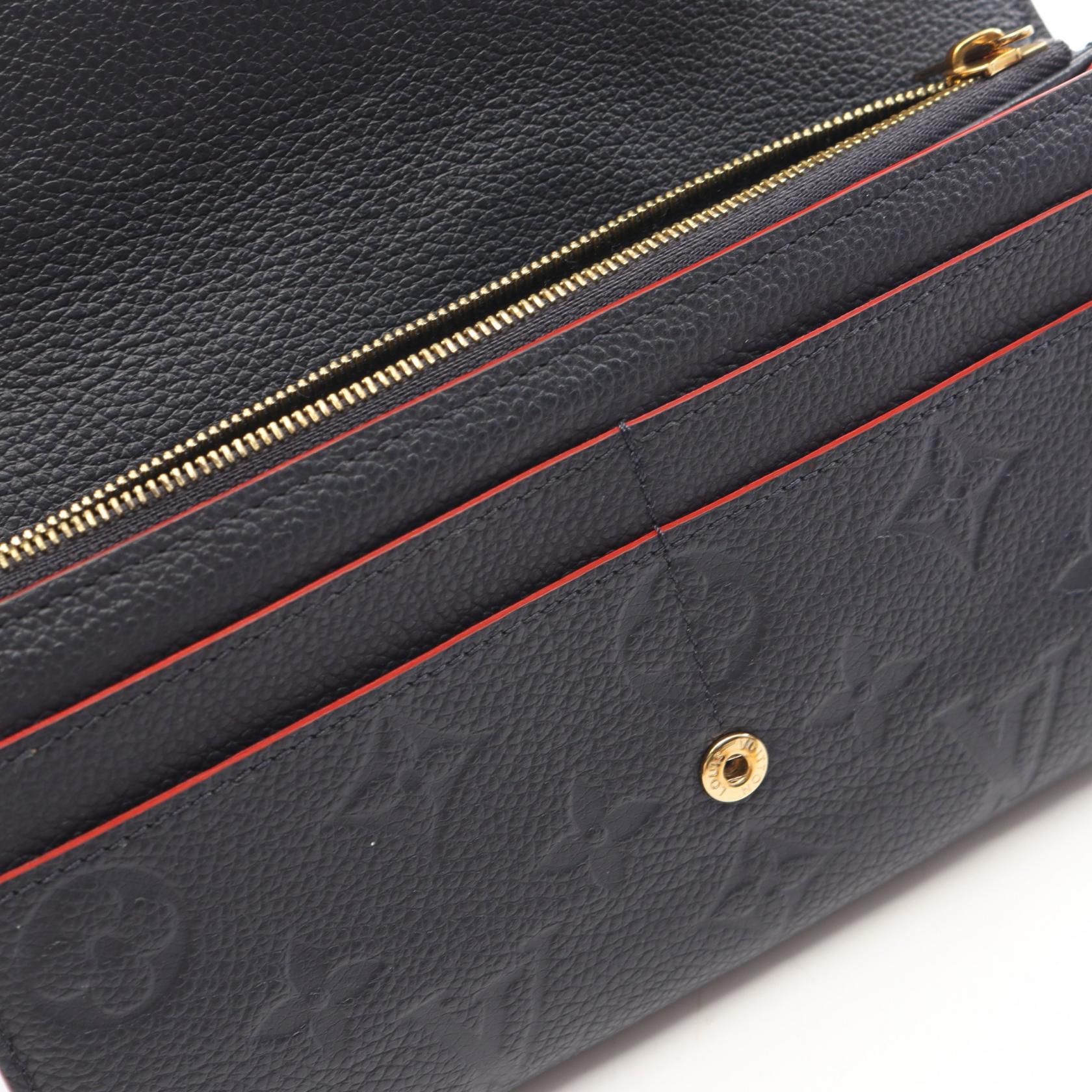 Portefeuille Sarah Marine Rouge Navy Bifoldpurse M 62125 — view 8