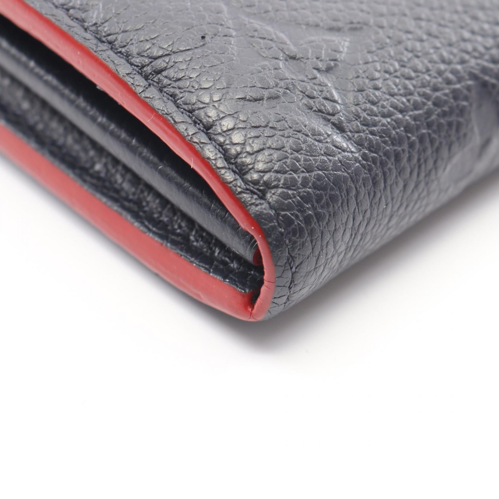 Portefeuille Sarah Marine Rouge Navy Bifoldpurse M 62125 — view 9