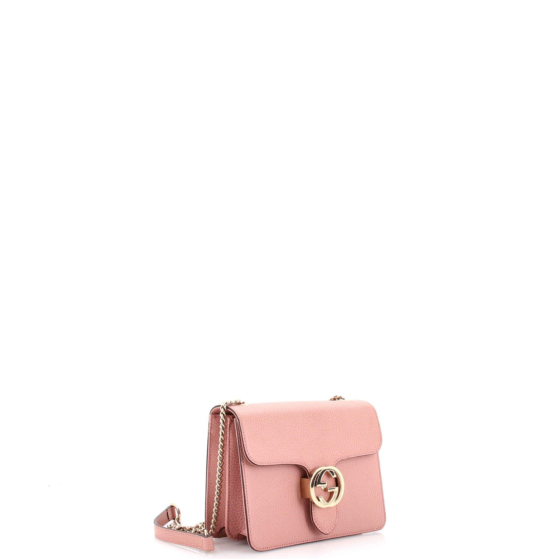 Interlocking Shoulder Bag Leather Small — view 2
