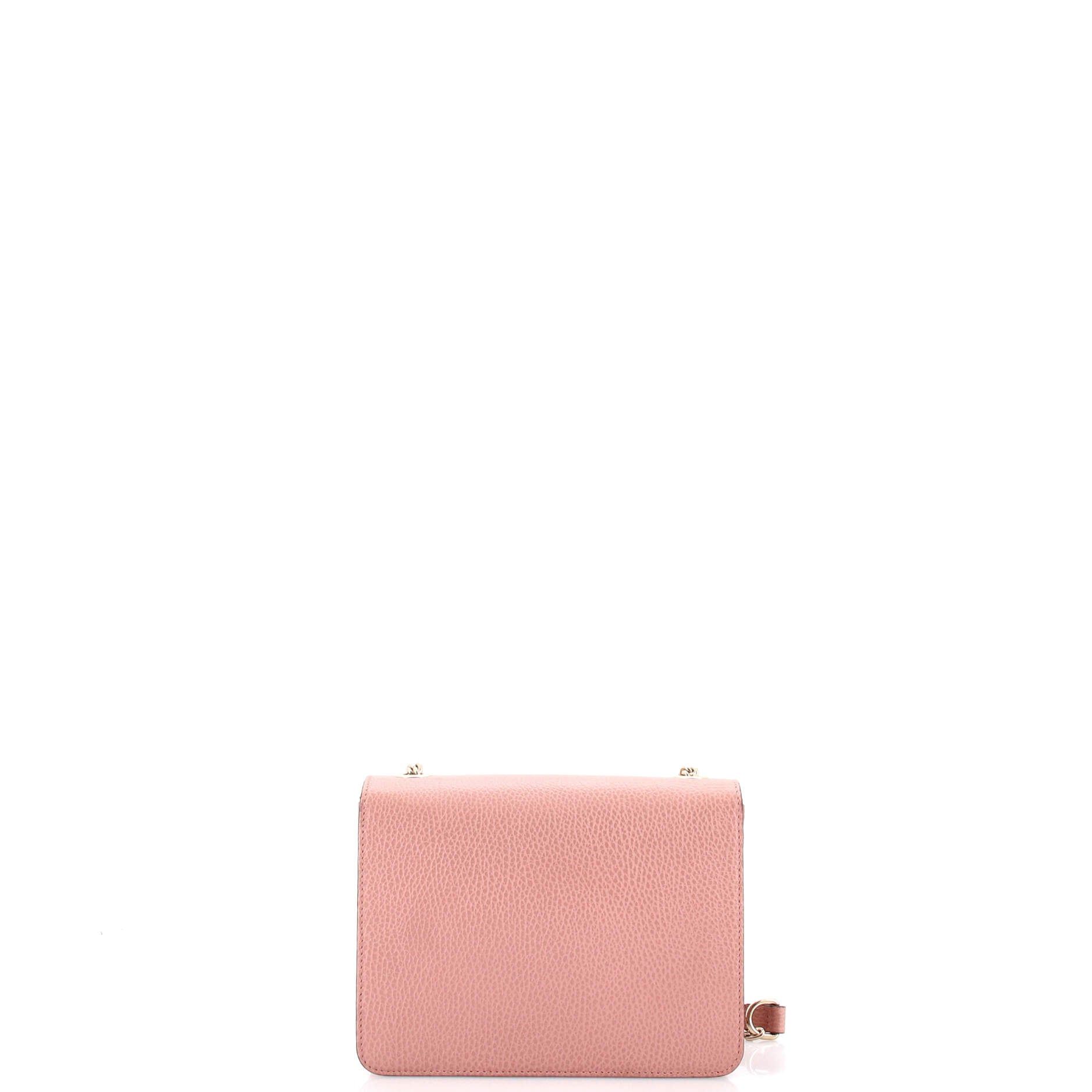 Interlocking Shoulder Bag Leather Small — view 3