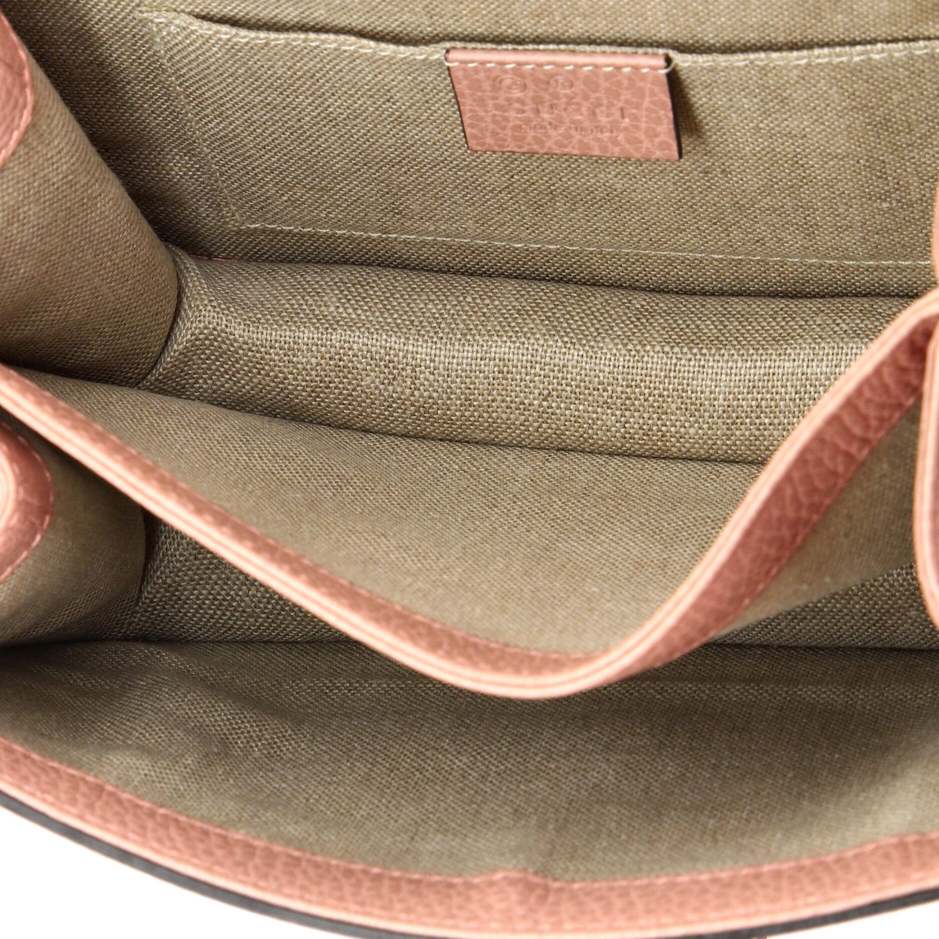 Interlocking Shoulder Bag Leather Small — view 5