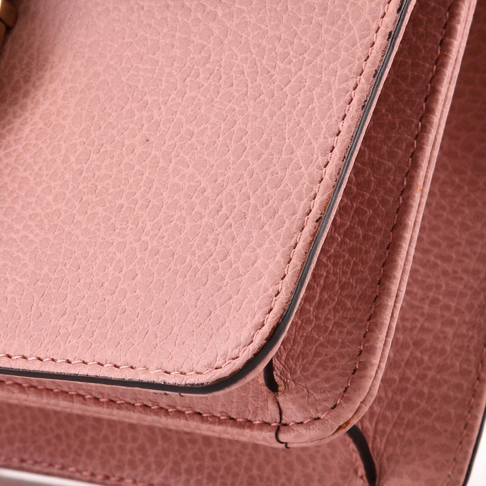 Interlocking Shoulder Bag Leather Small — view 6