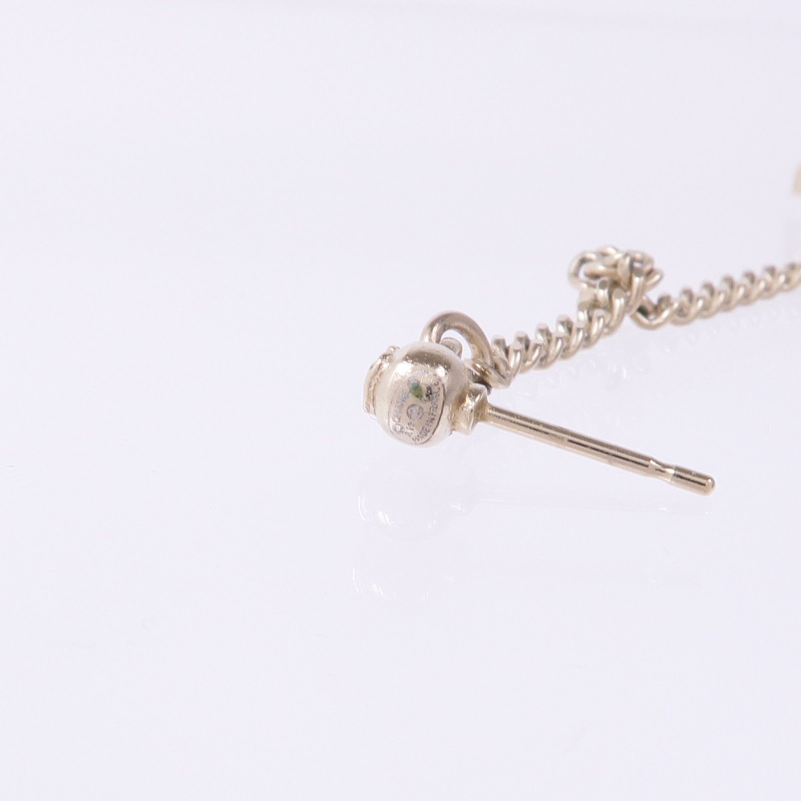 Goldtone Multicolor Crystal CC Drop Earrings — view 6
