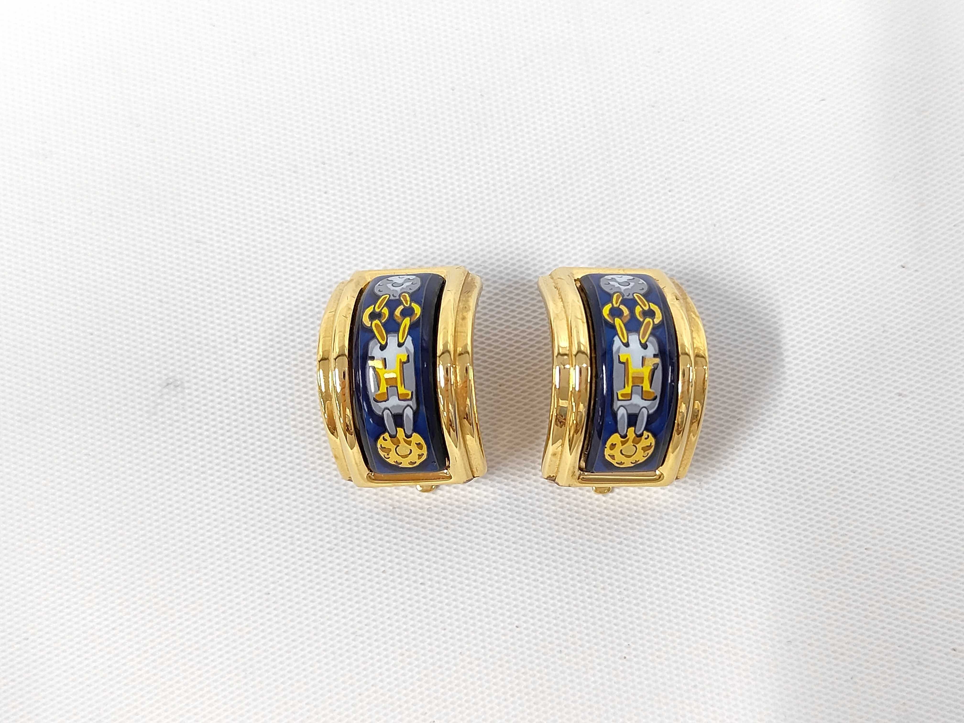 Enamel / Earrings / GP Earrings