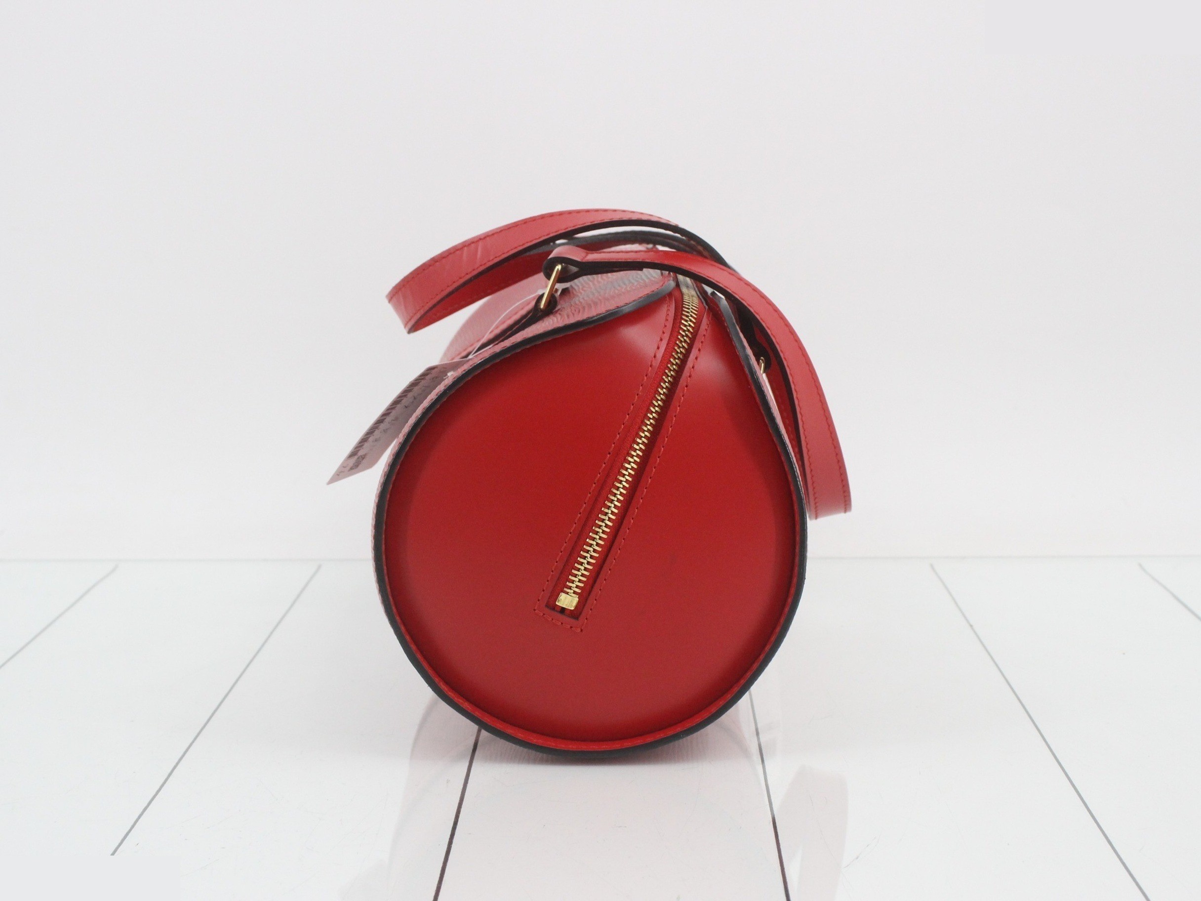 Epi Soufflot Castilian Red Handbag with Pouch — view 3