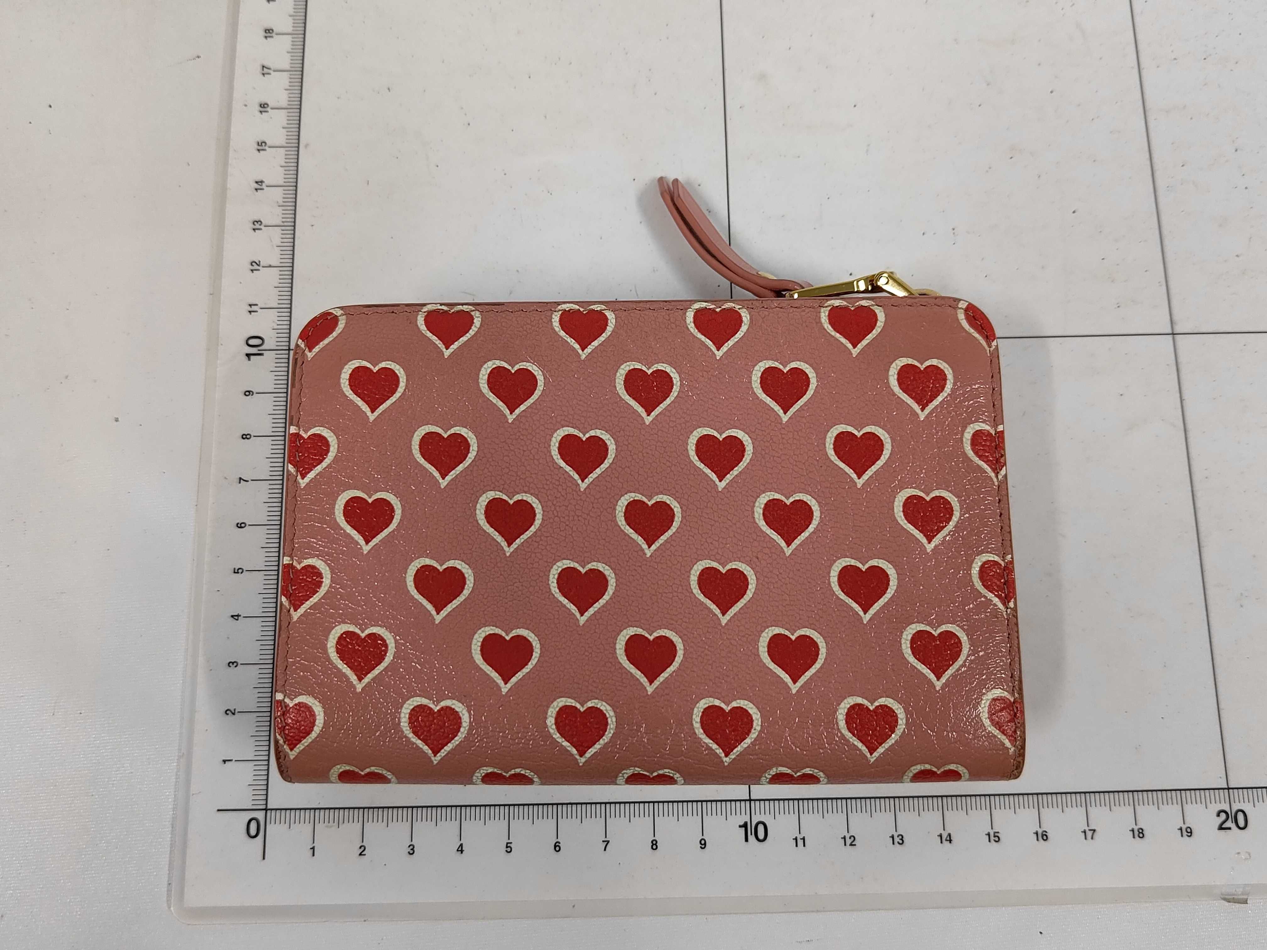 wallet, pink/heart design — view 2
