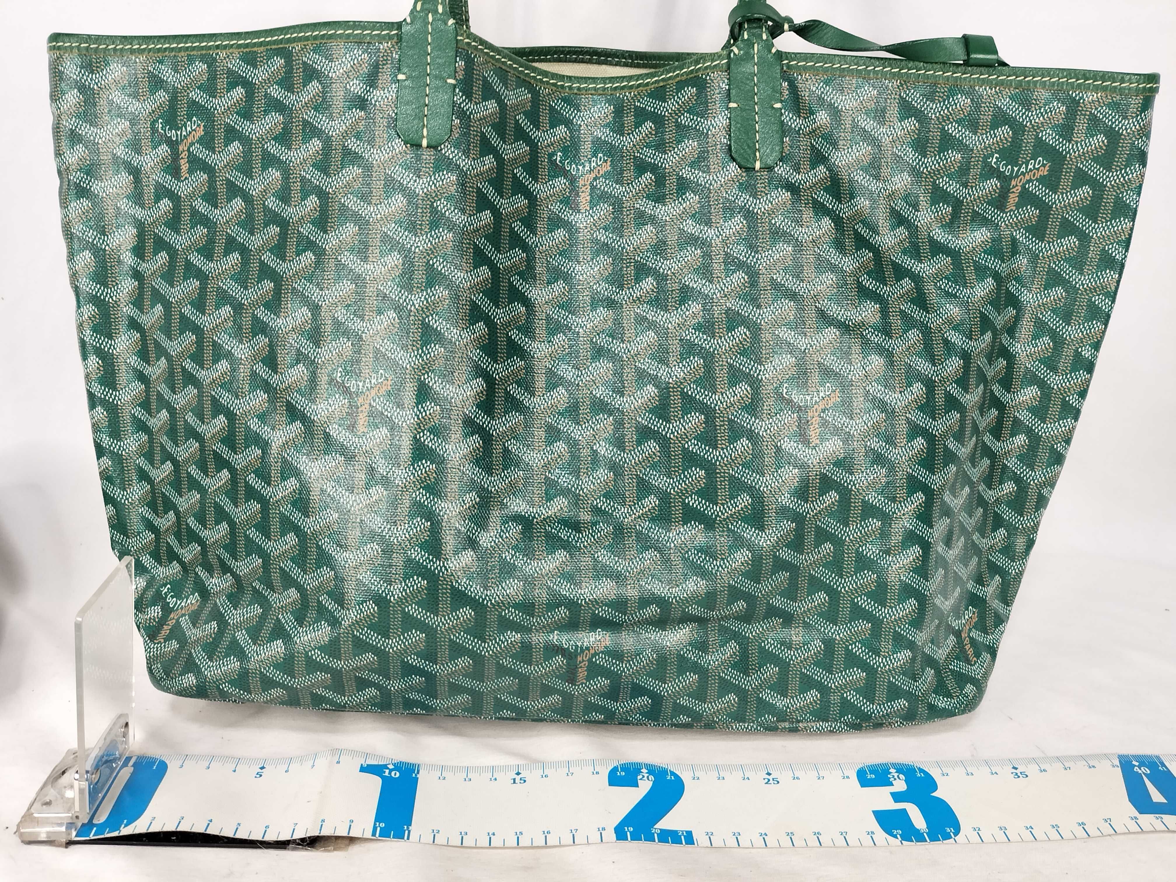 Saint Louis Leather Tote Bag with Pouch — view 2
