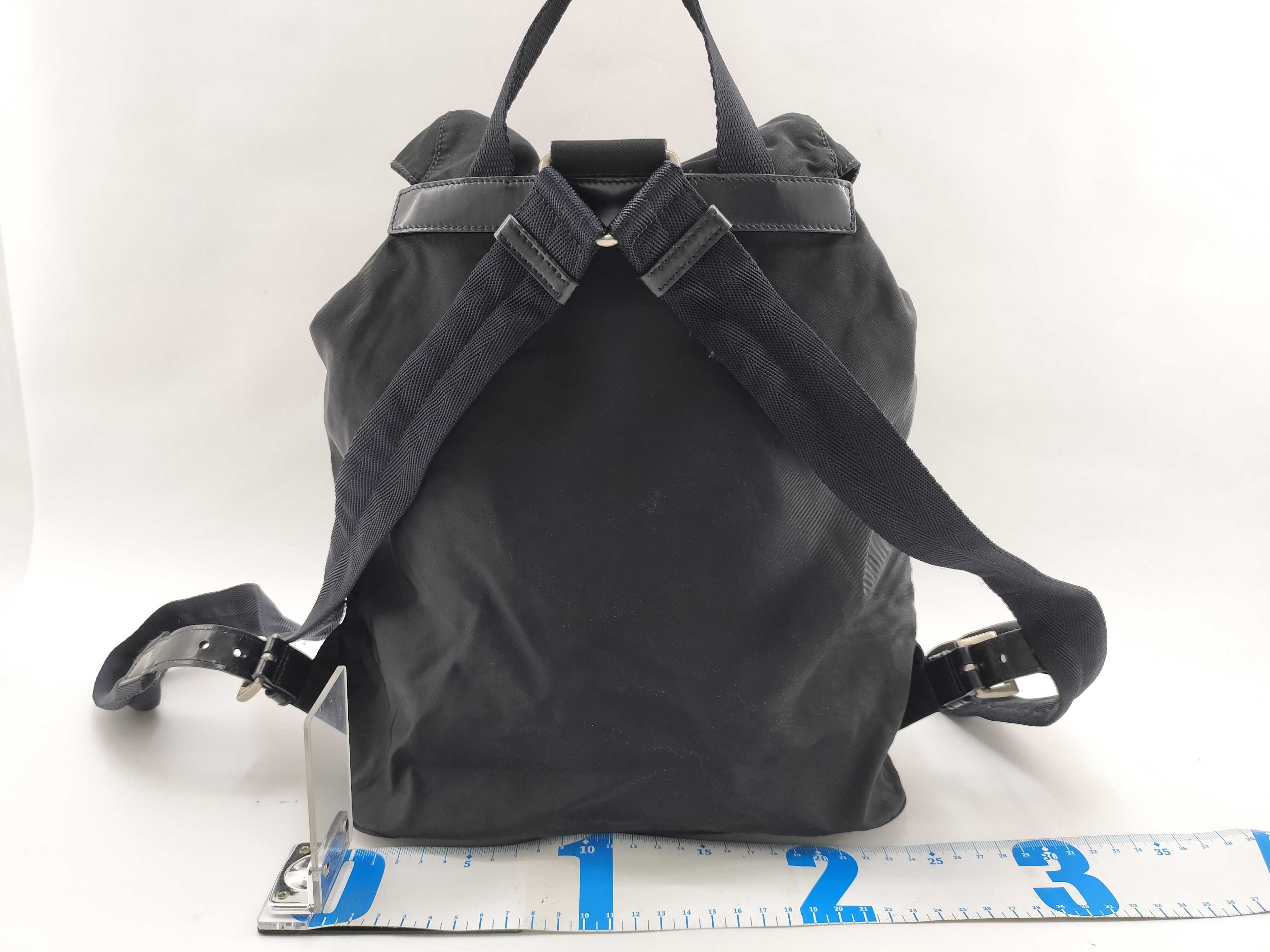 nylon backpack with triangular logo. — view 2