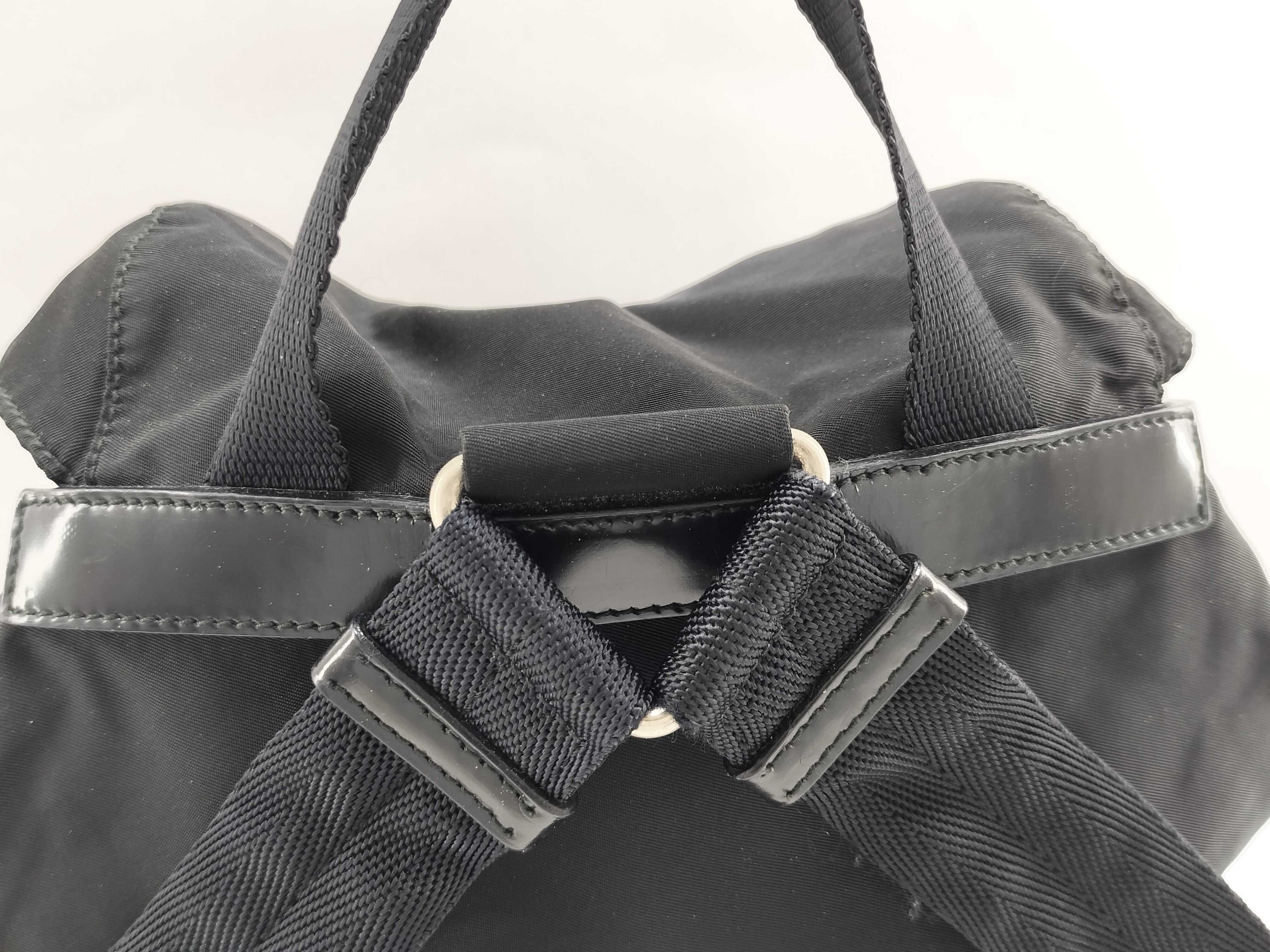 nylon backpack with triangular logo. — view 3