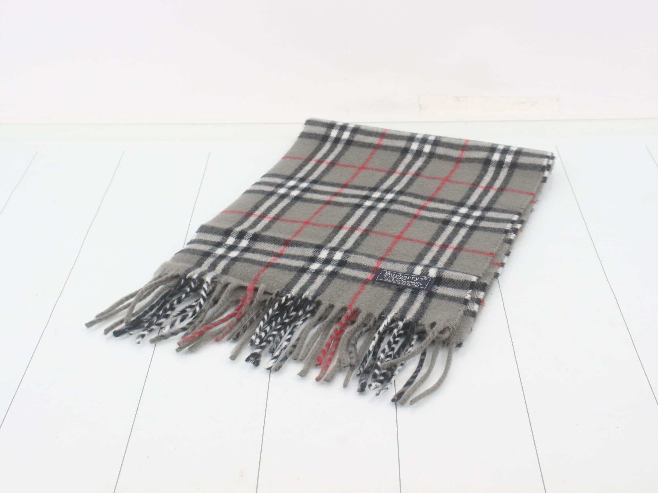 Scarf, Nova Check, Gray