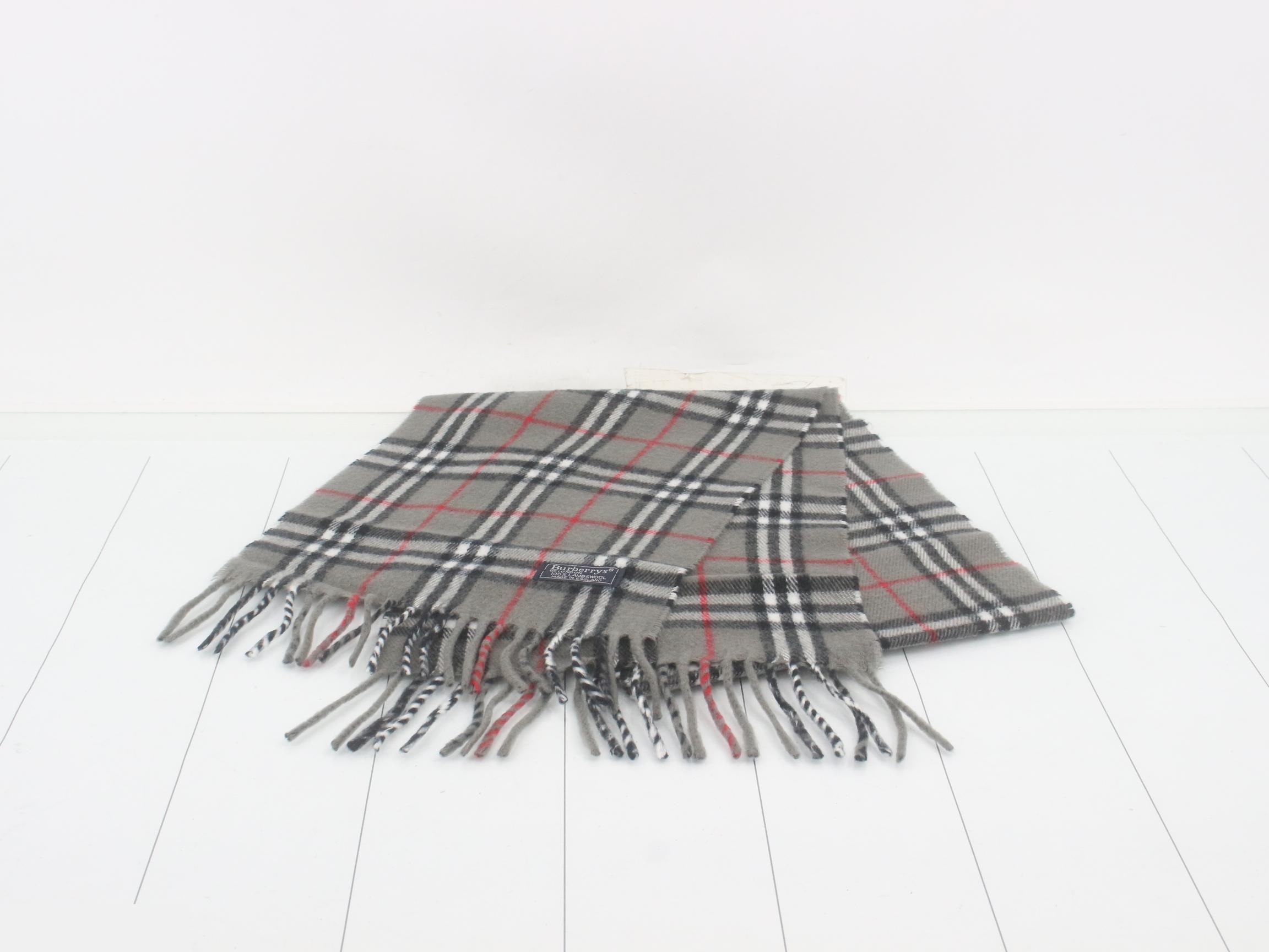 Scarf, Nova Check, Gray — view 2