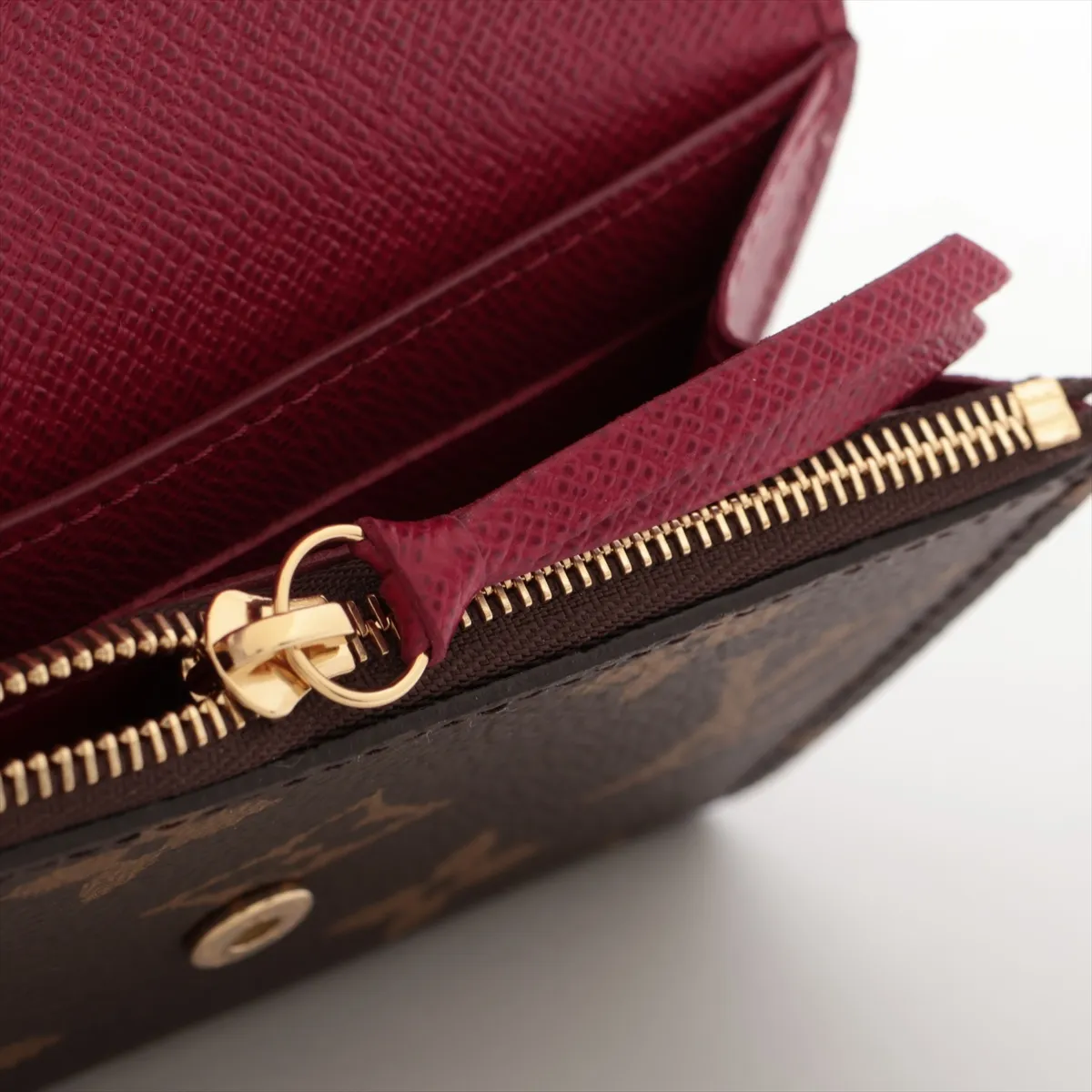 Monogram Portemonnaie Rosalie M41939 Fuchsia Coin Case (RFID detected) — view 7