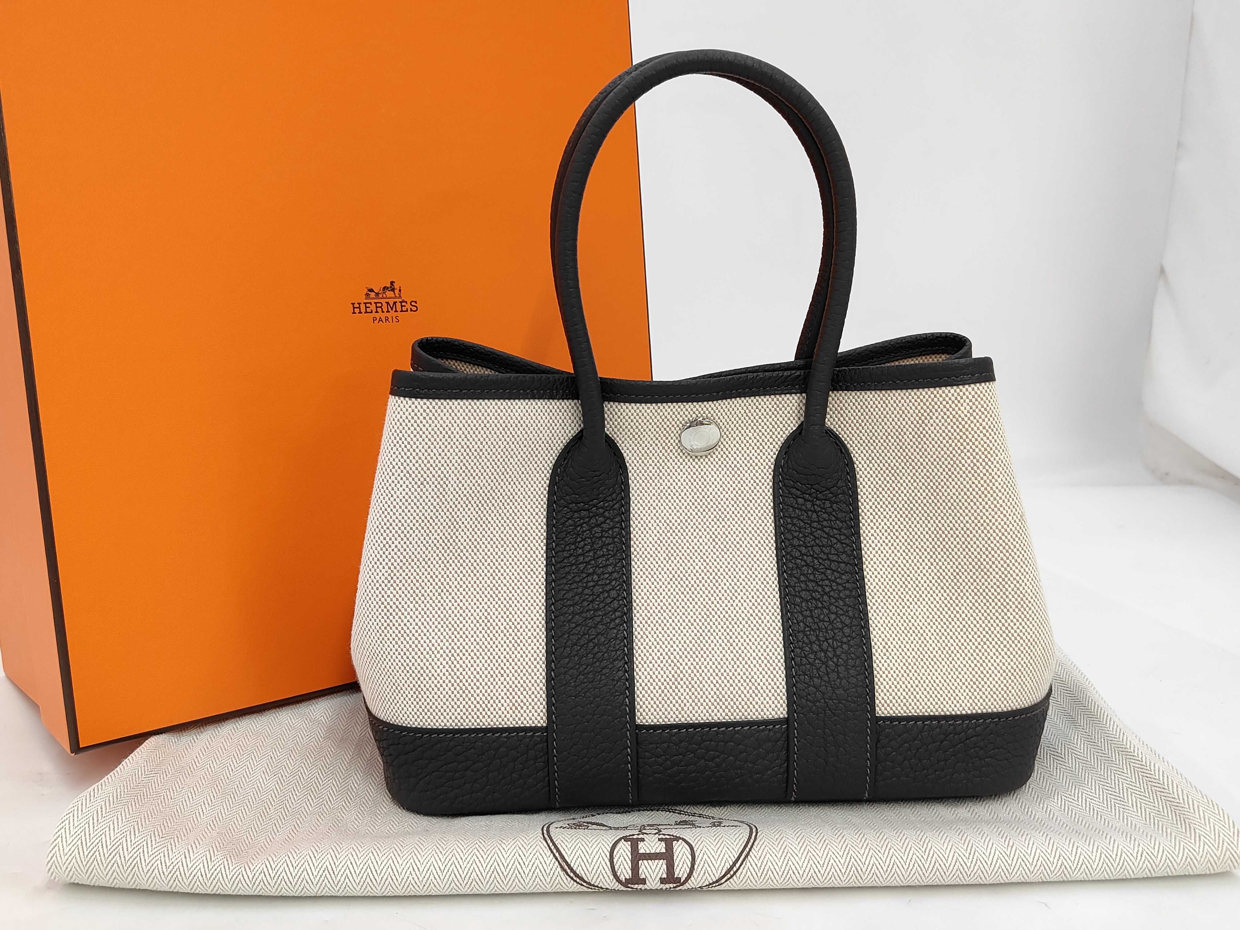 Neo Garden 23 Beblanc/Ecru x Toile H/Negonda x Silver Hardware x K Stamp Handbag
