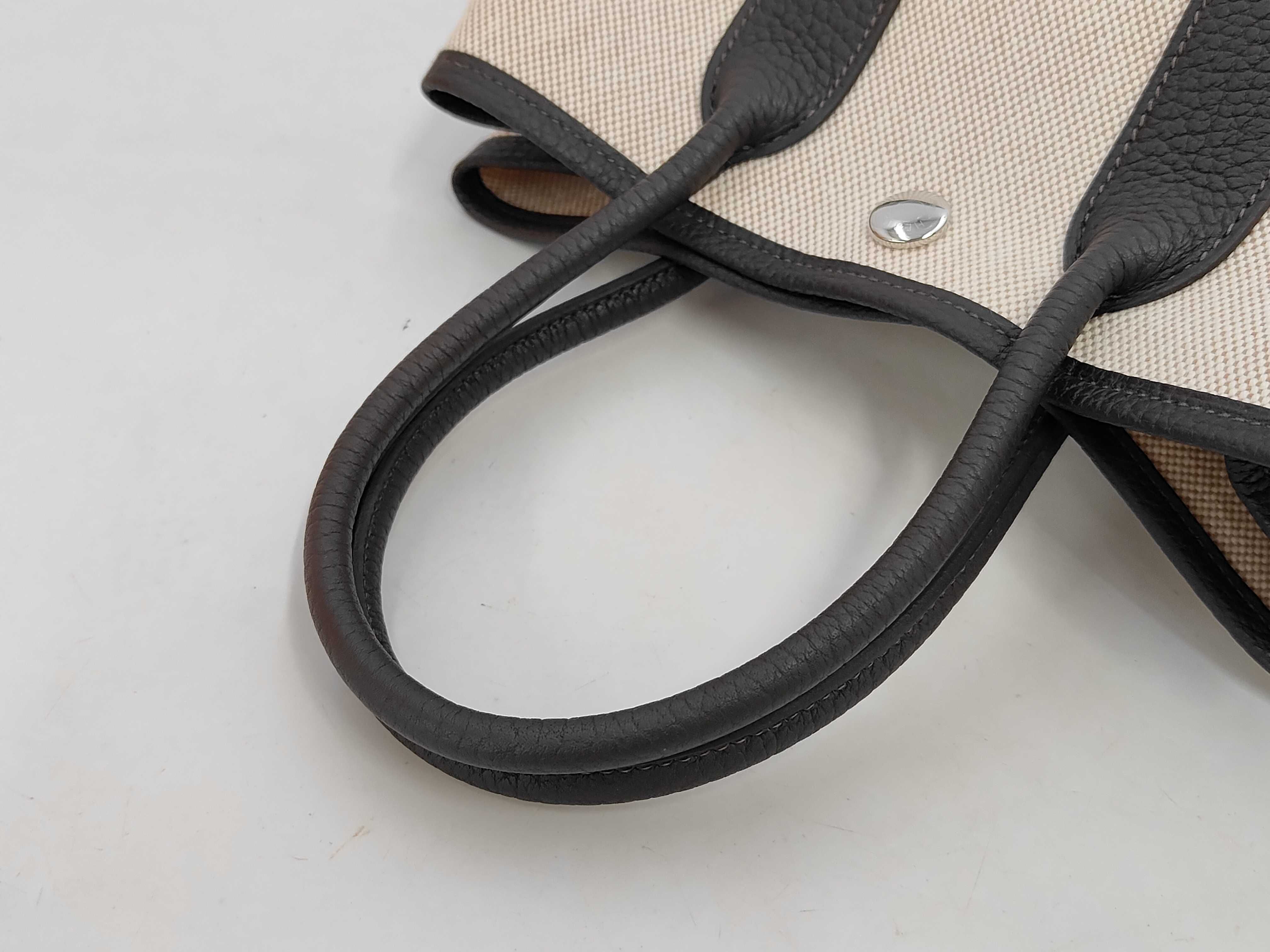 Neo Garden 23 Beblanc/Ecru x Toile H/Negonda x Silver Hardware x K Stamp Handbag — view 3