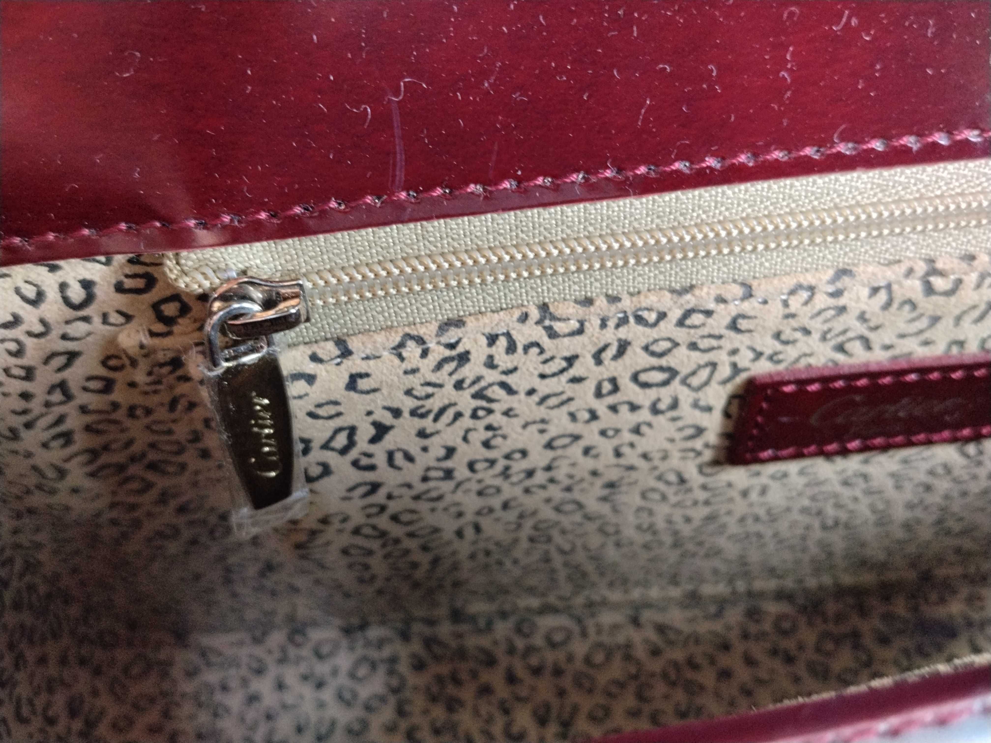 Panther Shoulder Bag, Bordeaux — view 11