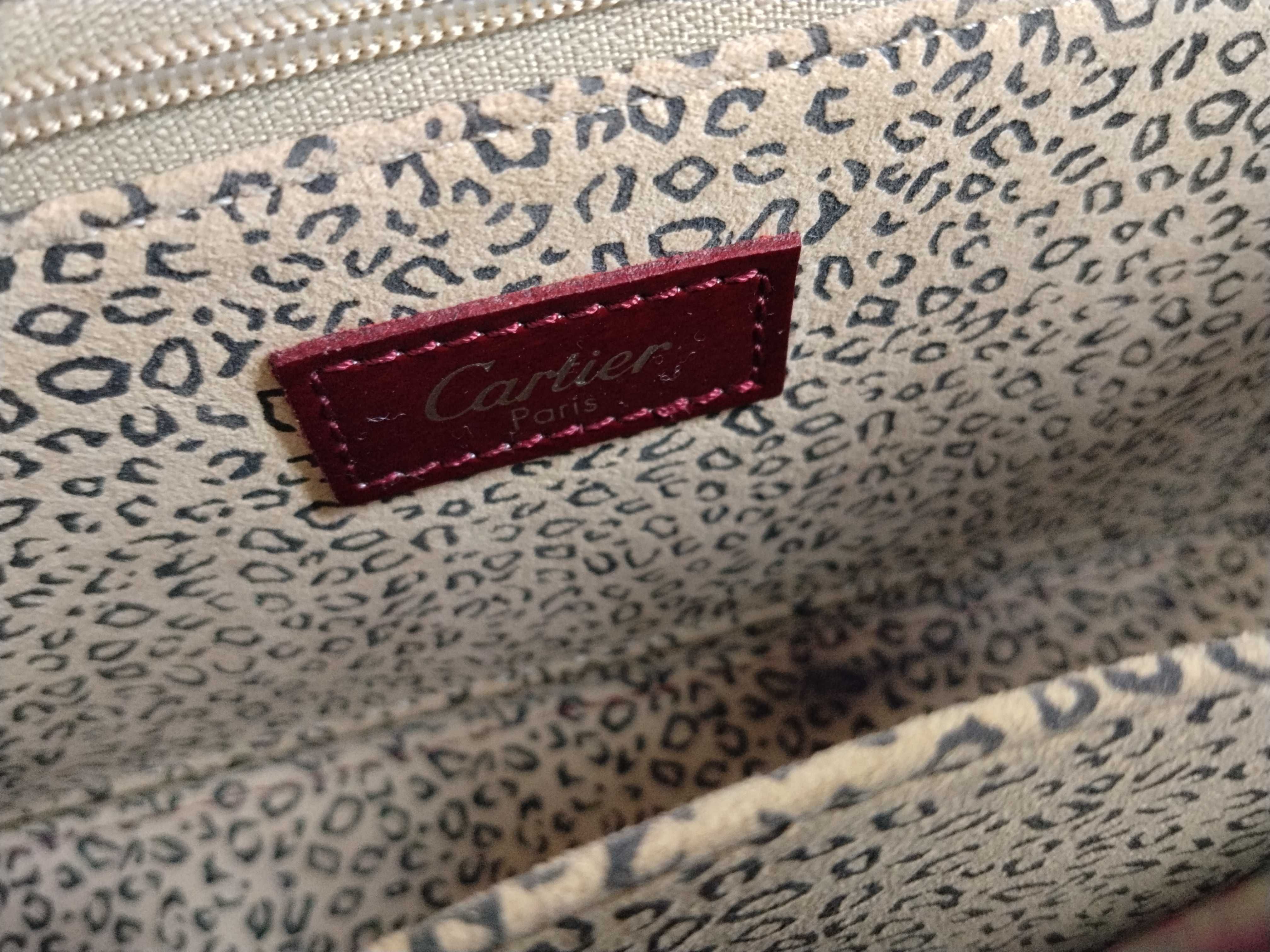 Panther Shoulder Bag, Bordeaux — view 12