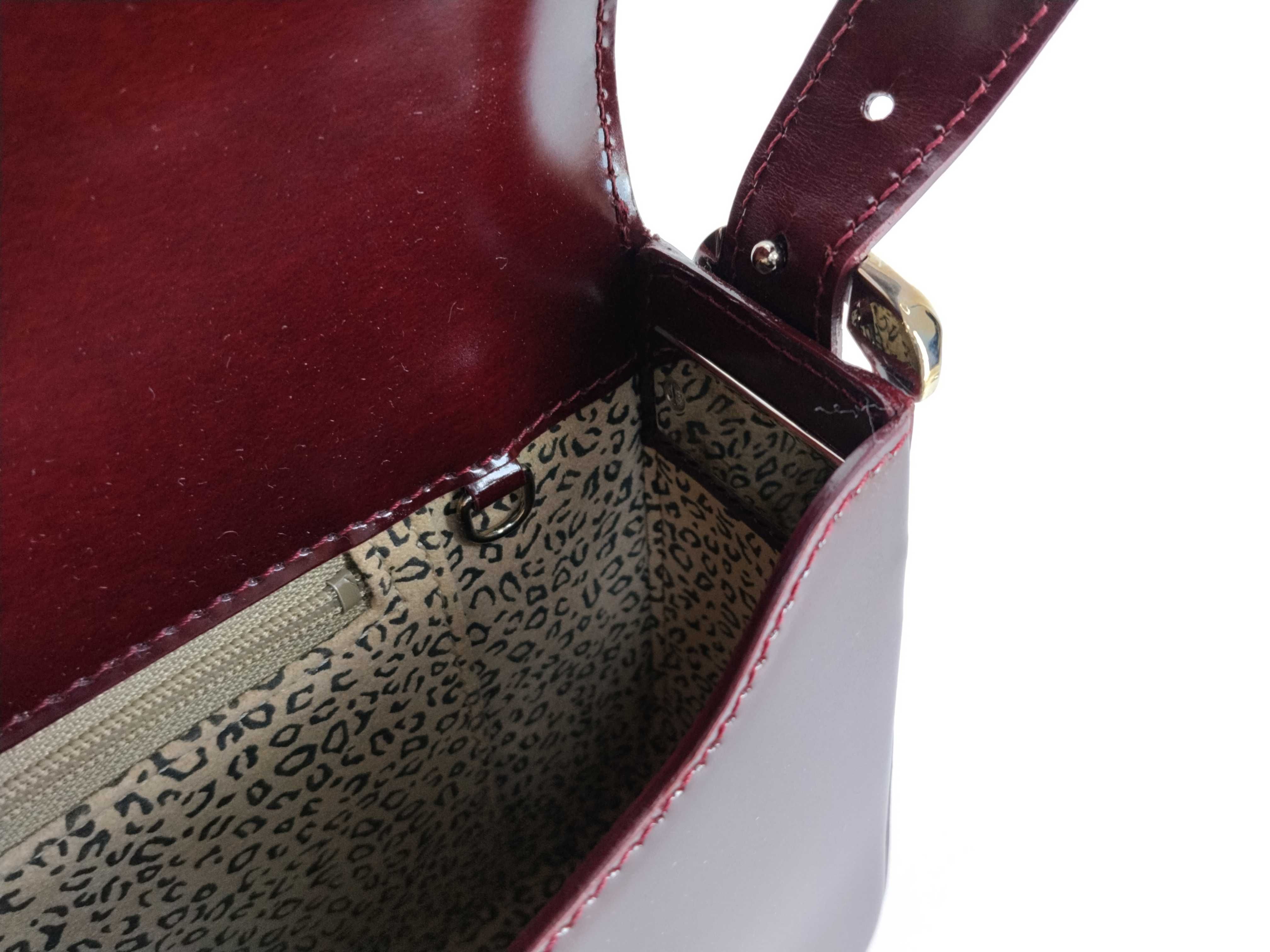 Panther Shoulder Bag, Bordeaux — view 13