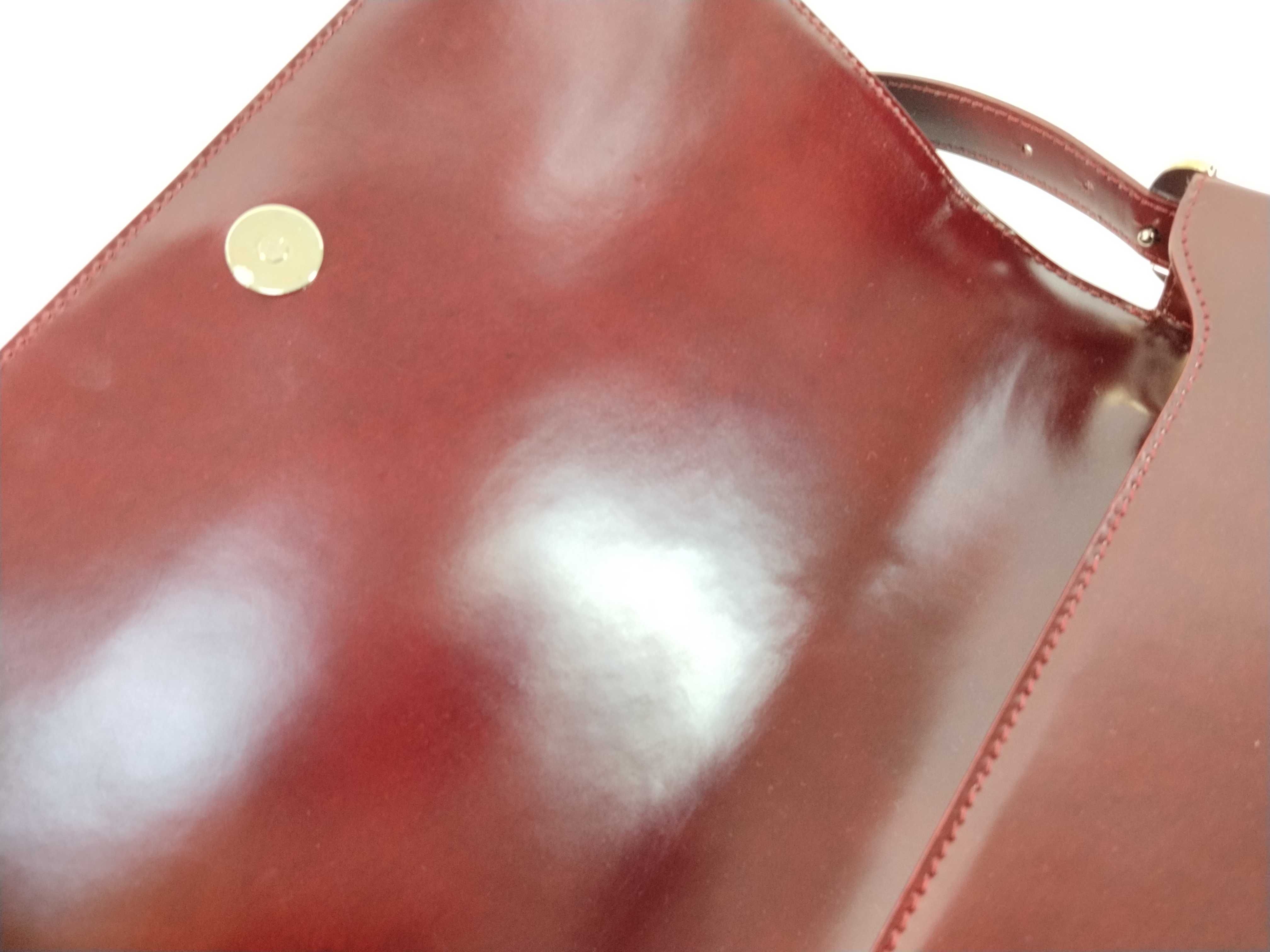 Panther Shoulder Bag, Bordeaux — view 8