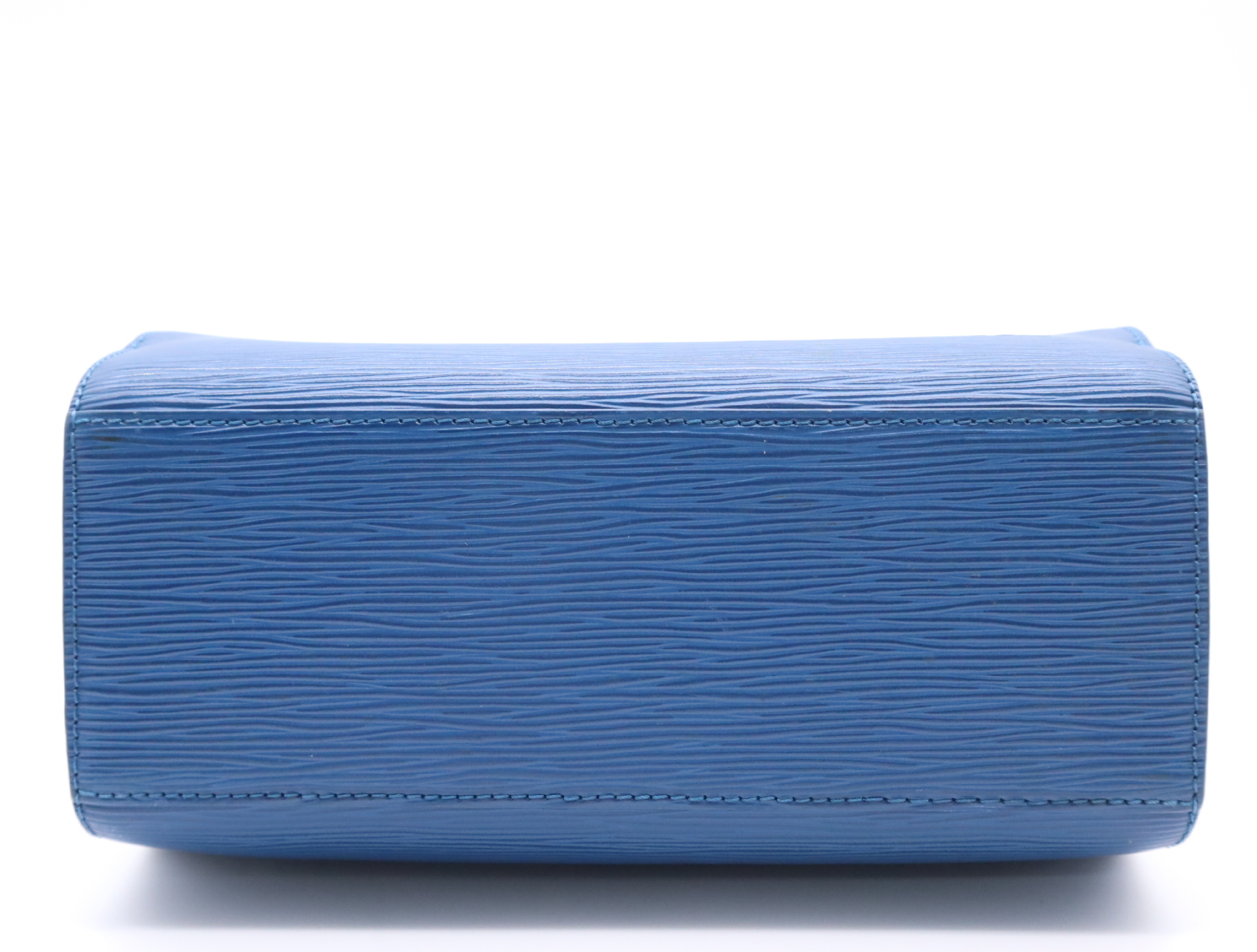 M52055 Epi Pont Neuf Toledo Blue Handbag — view 4