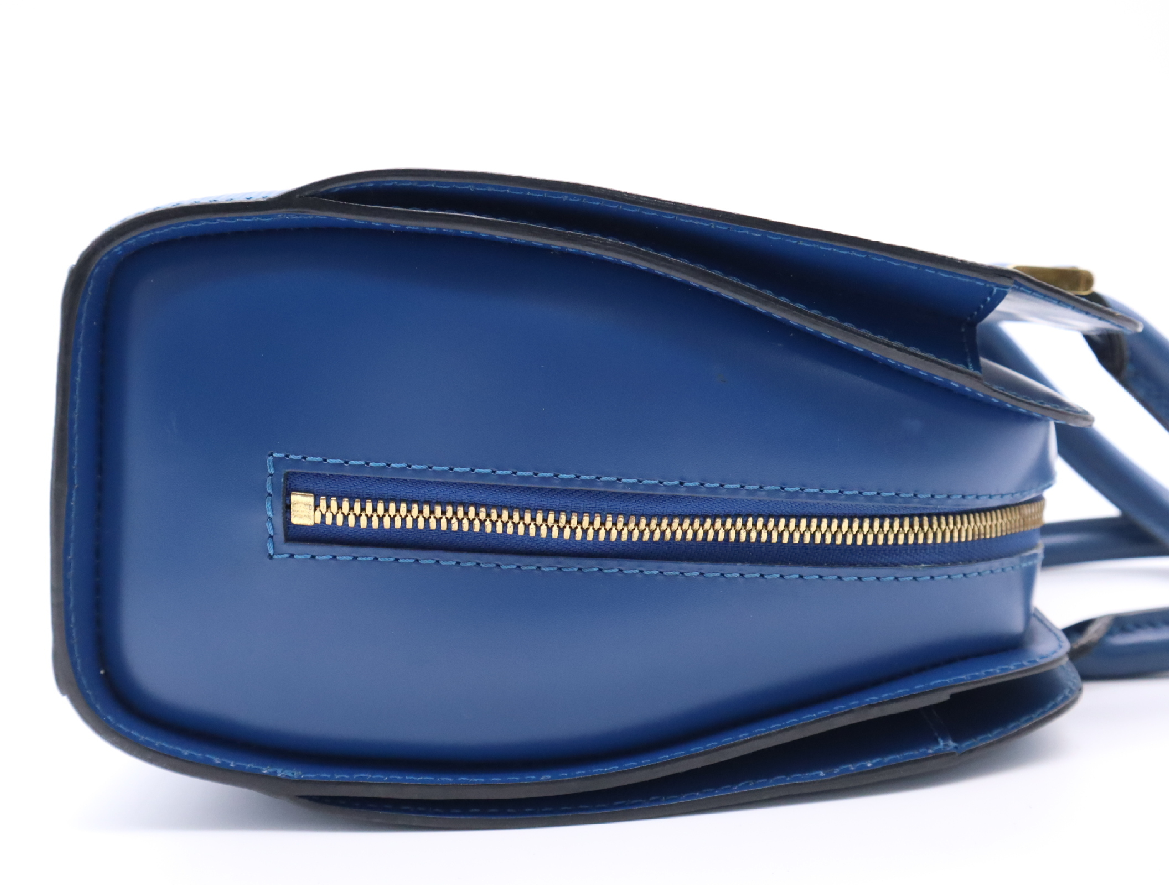M52055 Epi Pont Neuf Toledo Blue Handbag — view 5