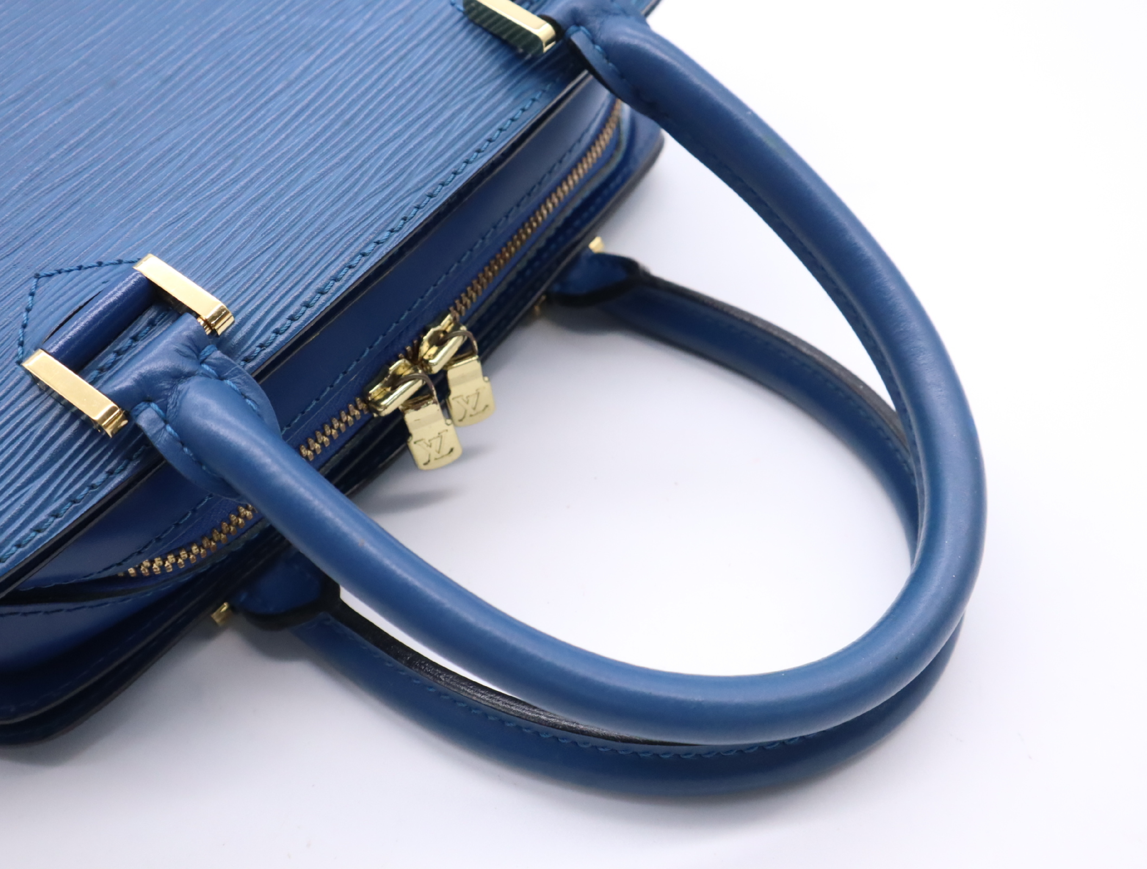 M52055 Epi Pont Neuf Toledo Blue Handbag — view 10