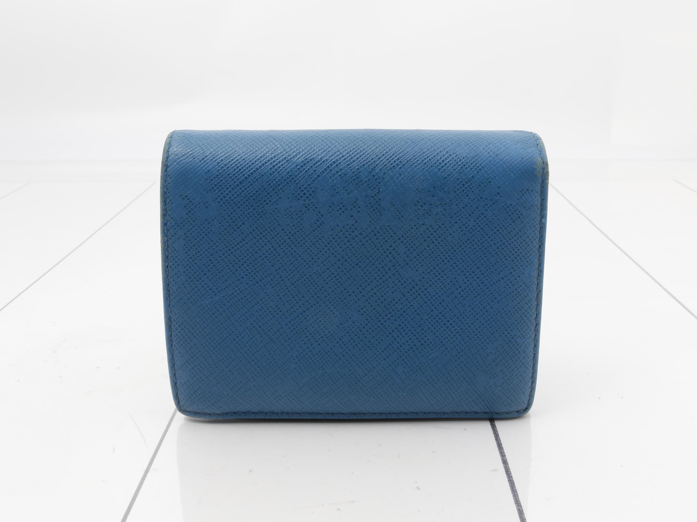 1MV204 Compact Wallet Saffiano Leather Wallet — view 2
