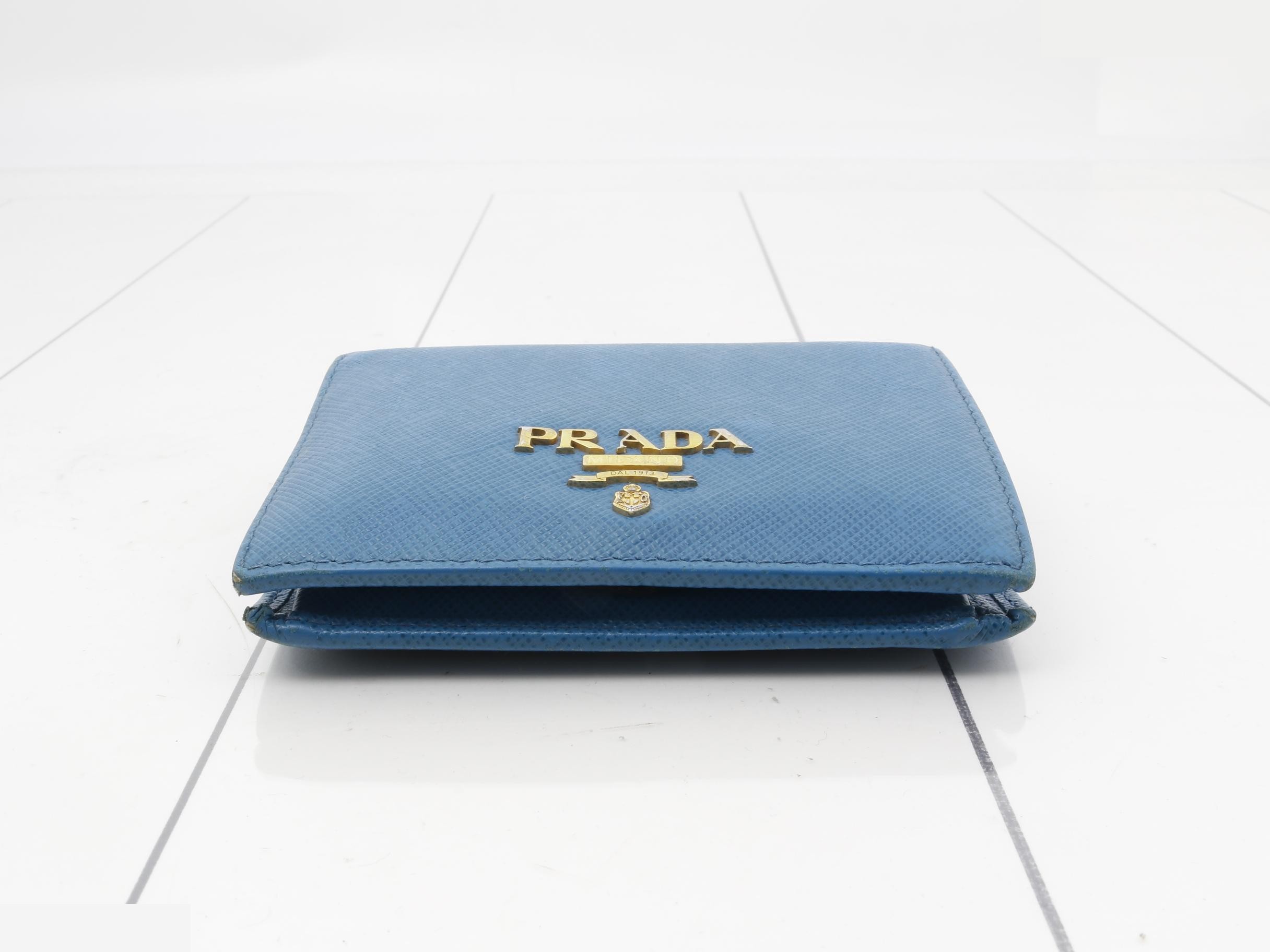 1MV204 Compact Wallet Saffiano Leather Wallet — view 3