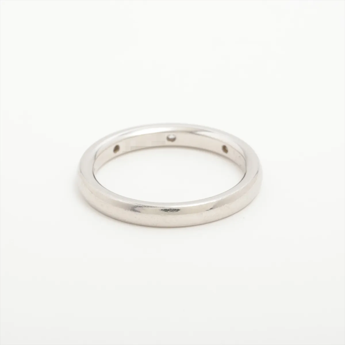 Infinie Etoile 3P Diamond Ring, Pt950, 5.1g, Initials, BL40708, Hallmark — view 2