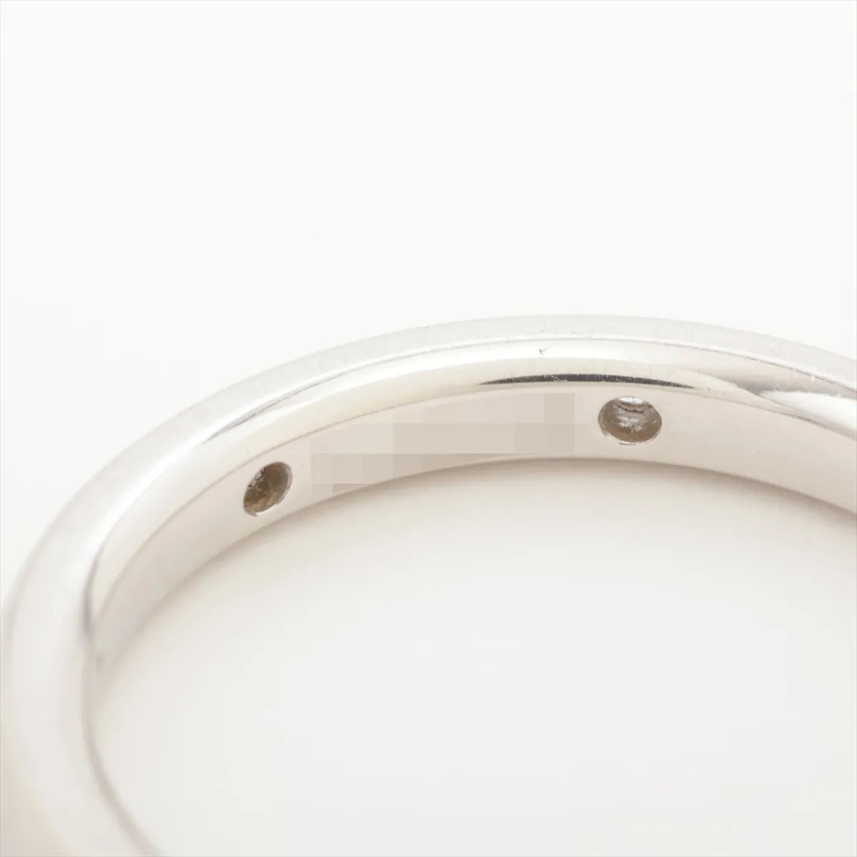 Infinie Etoile 3P Diamond Ring, Pt950, 5.1g, Initials, BL40708, Hallmark — view 3