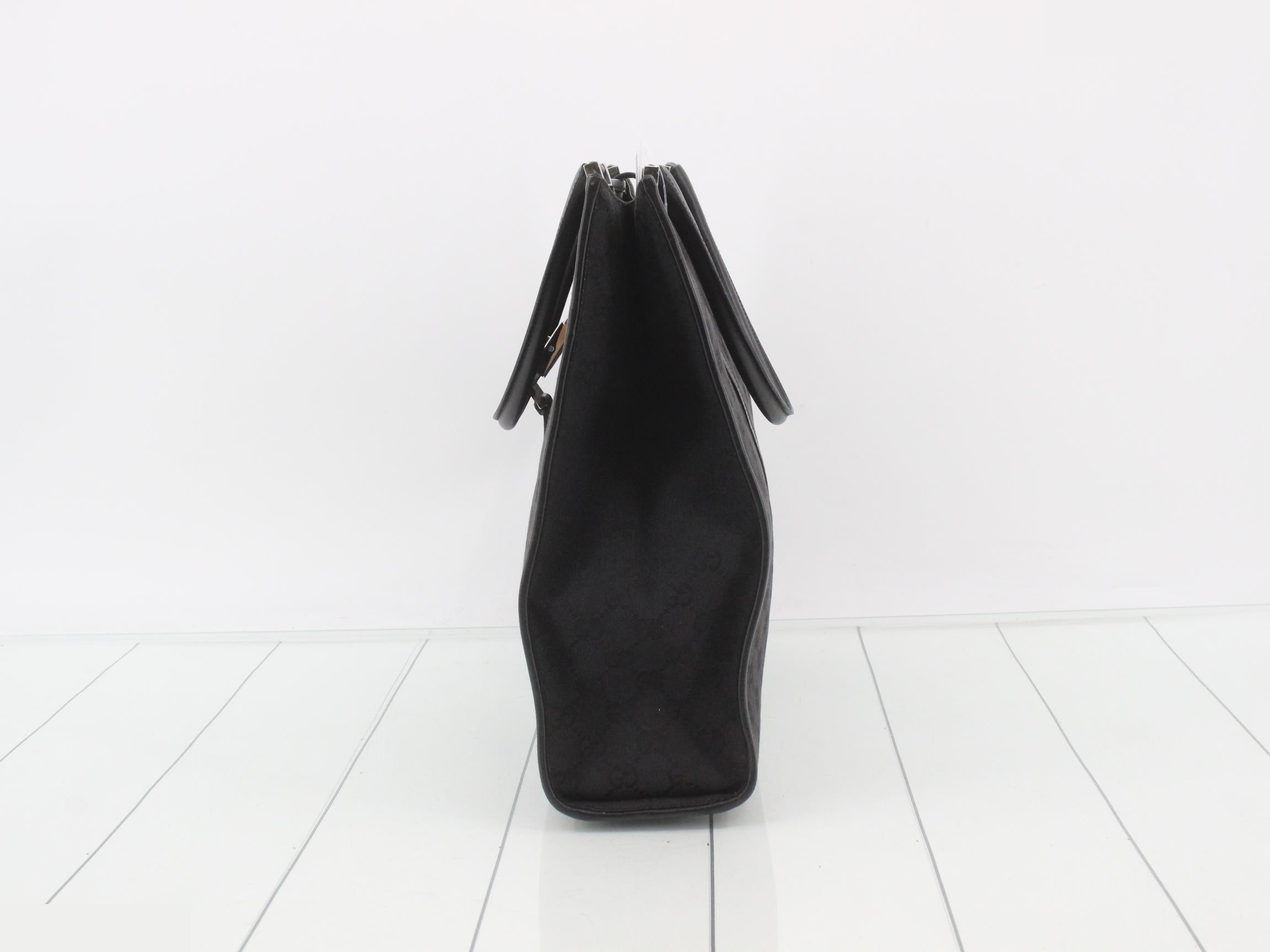 Jackie Tote Bag Black Leather 002 1064 1669 — view 3