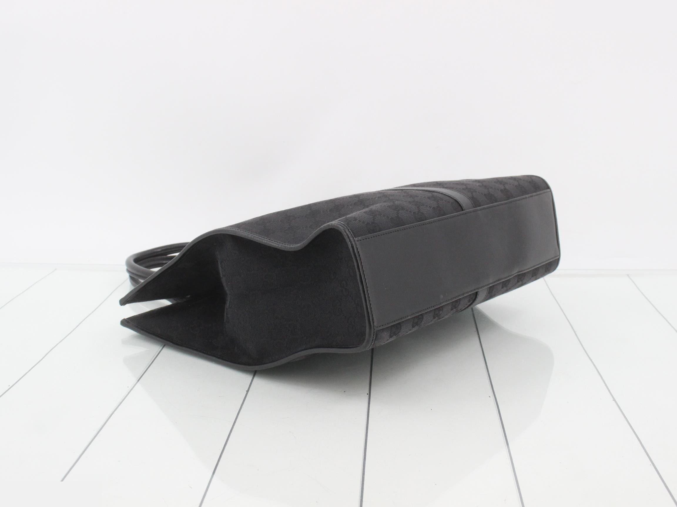Jackie Tote Bag Black Leather 002 1064 1669 — view 5