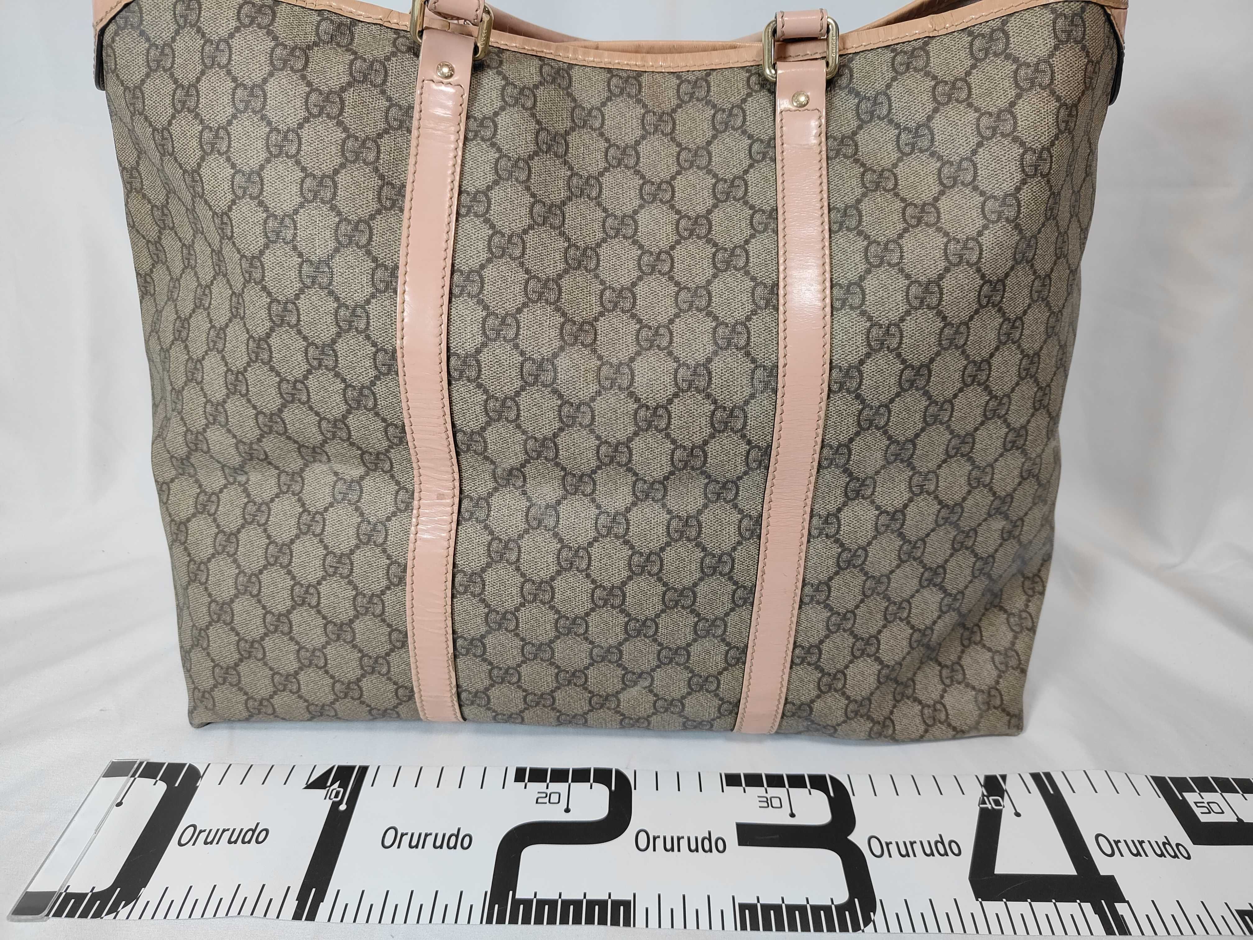 GG Supreme Trimmed Shopper Bag Pink Tote Bag — view 2