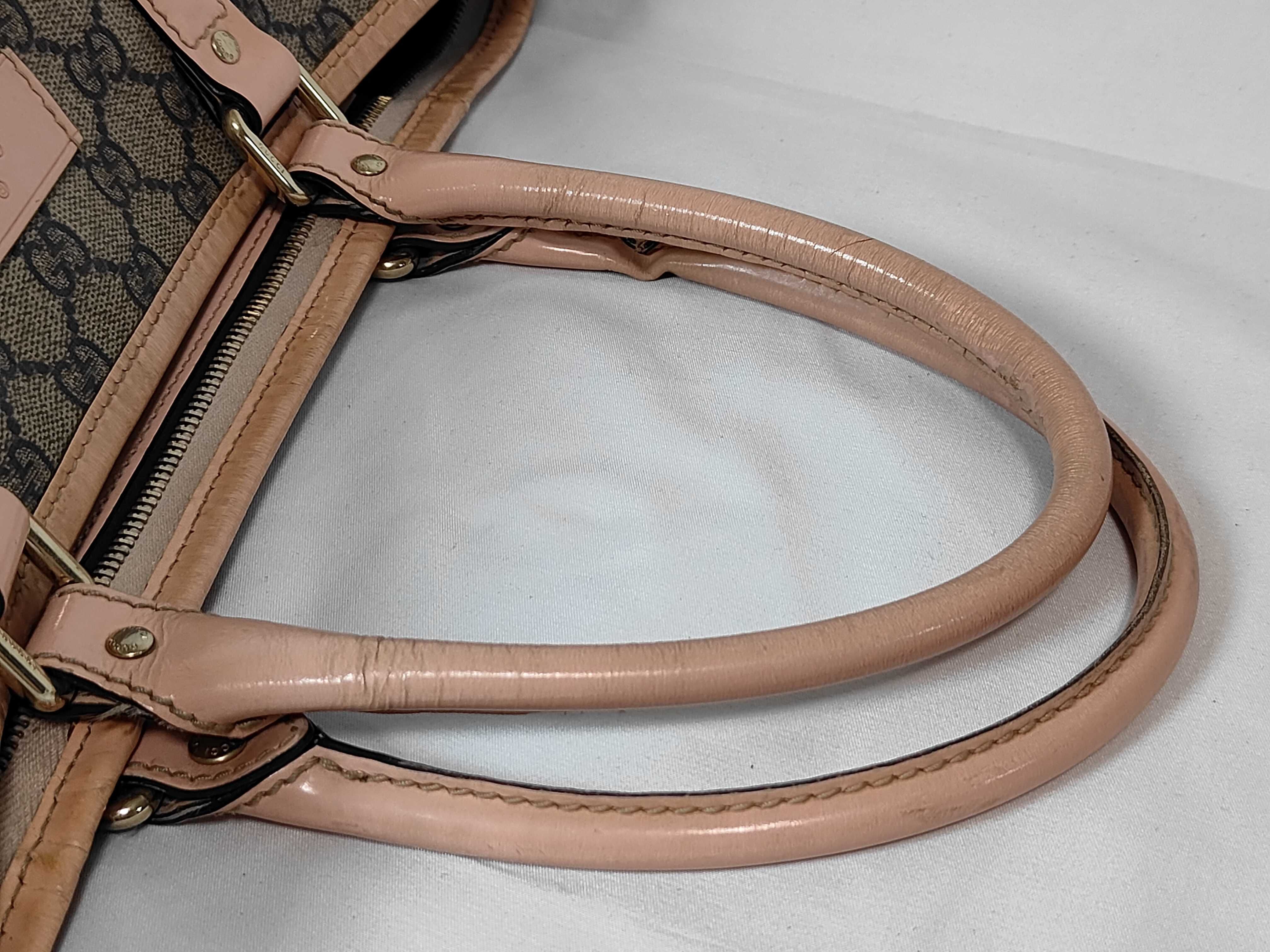 GG Supreme Trimmed Shopper Bag Pink Tote Bag — view 3