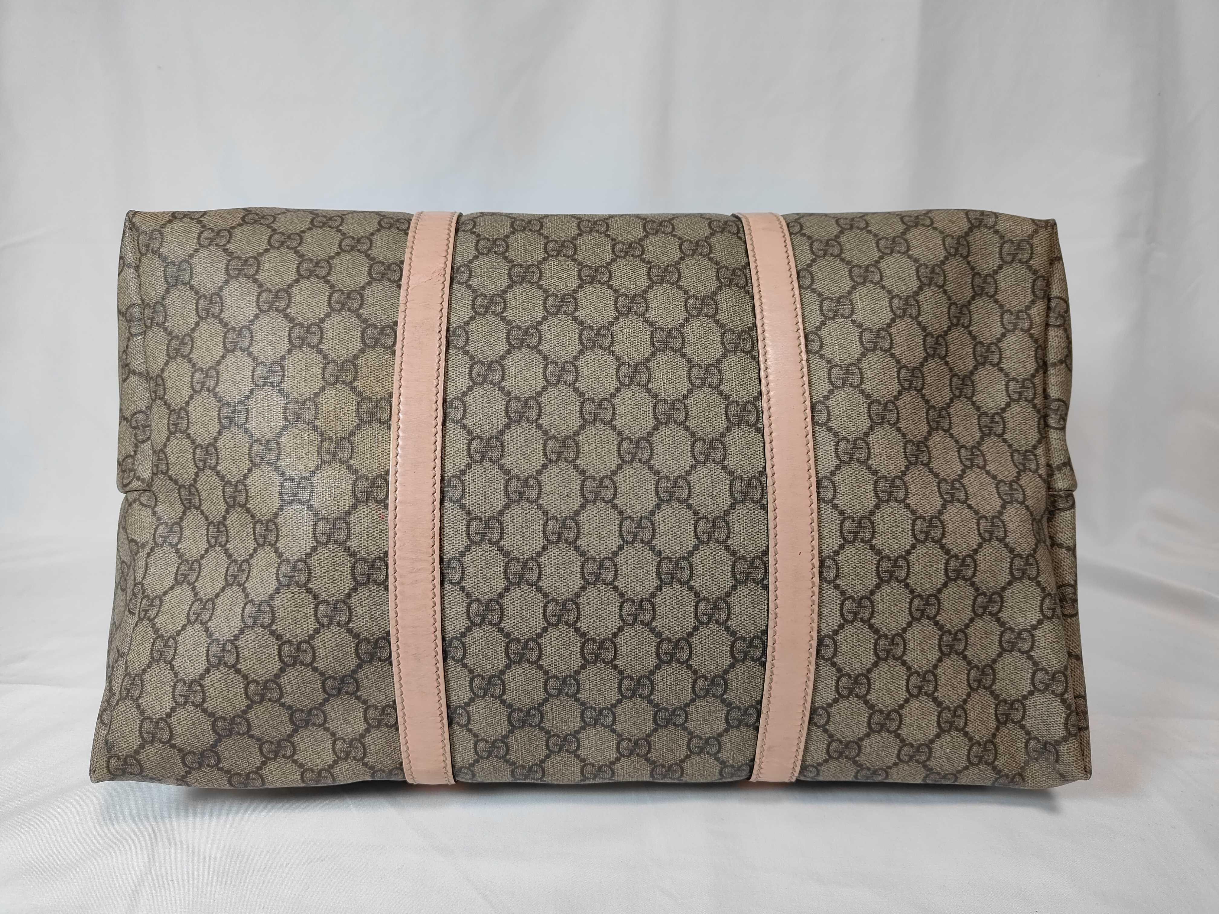 GG Supreme Trimmed Shopper Bag Pink Tote Bag — view 7