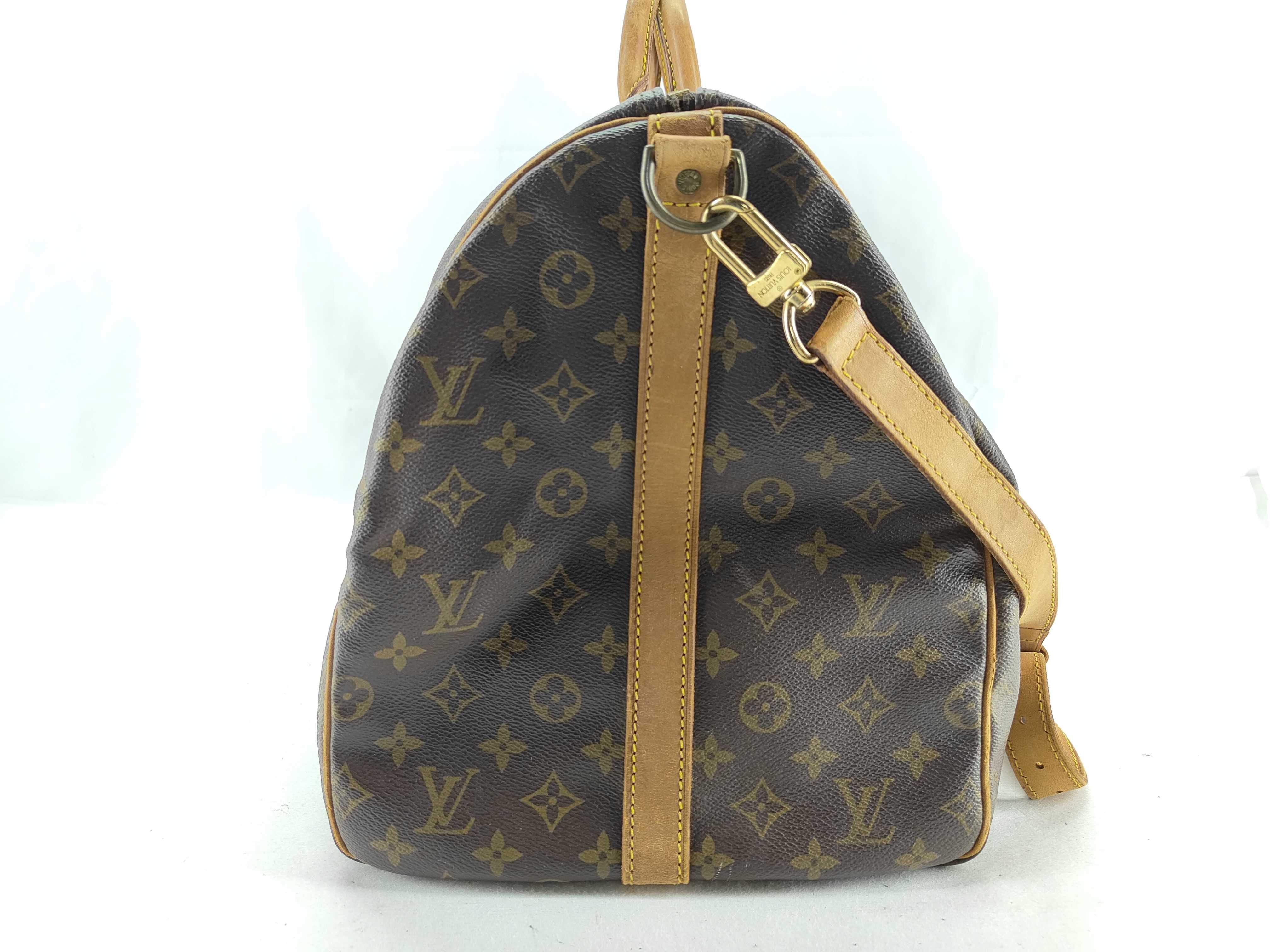 Monogram LV Keepall Bandoulière 55 Monogram Boston Bag — view 3