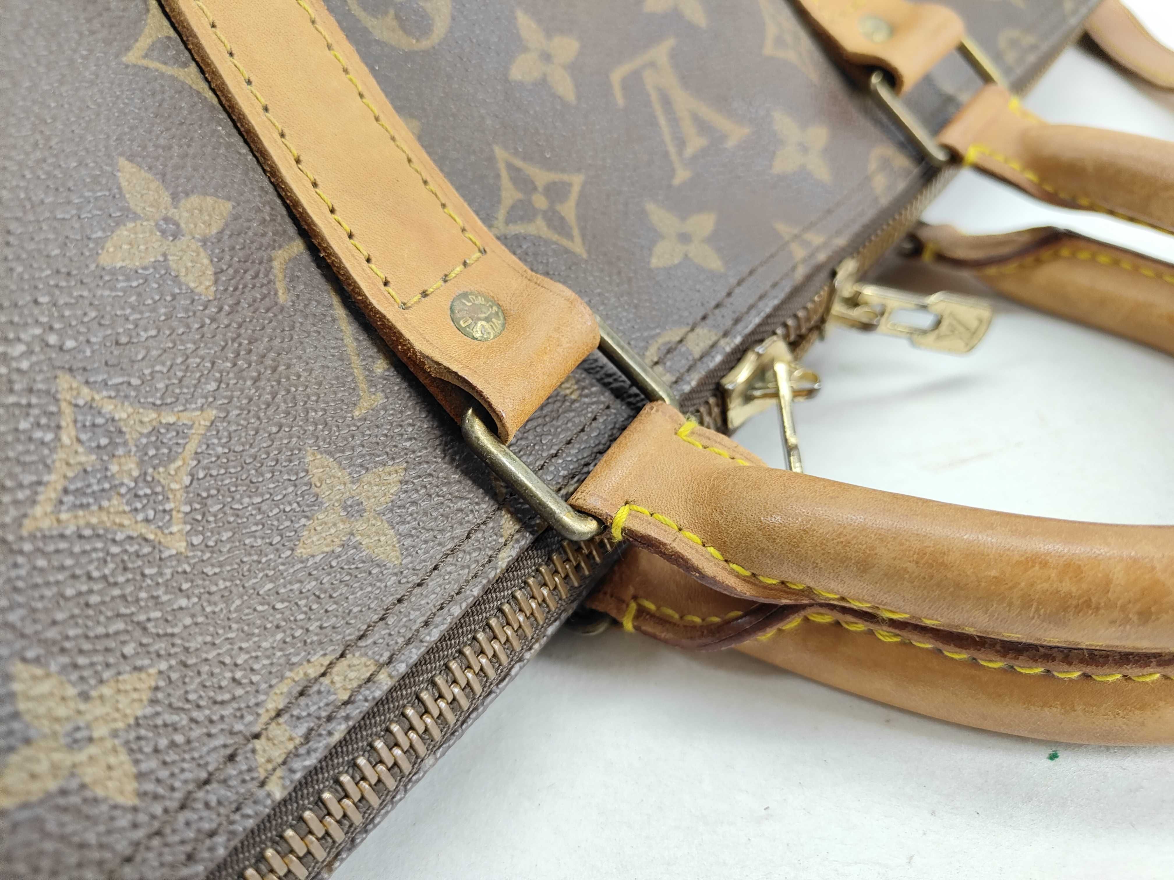 Monogram LV Keepall Bandoulière 55 Monogram Boston Bag — view 8