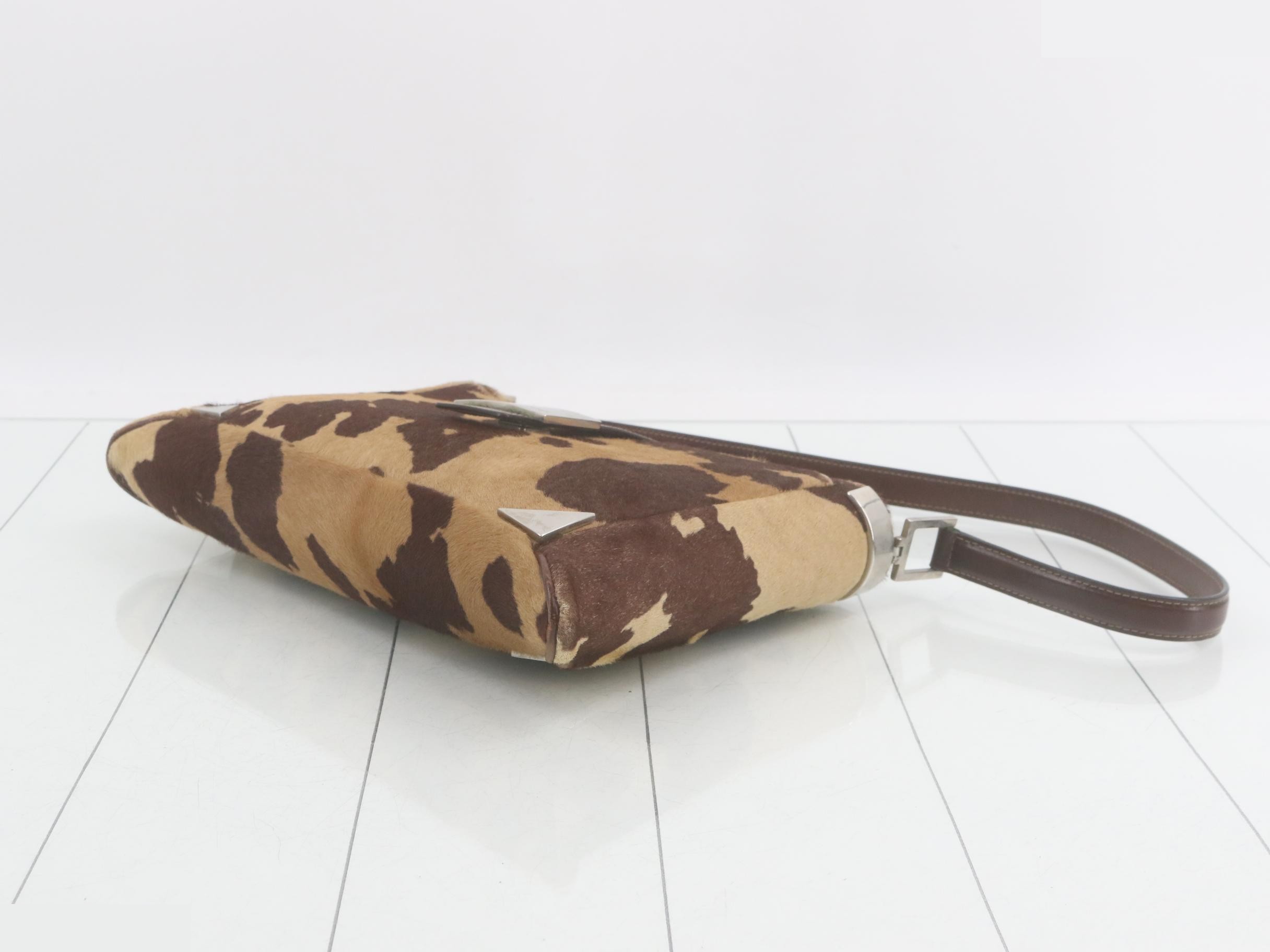Calf hair shoulder bag — view 6