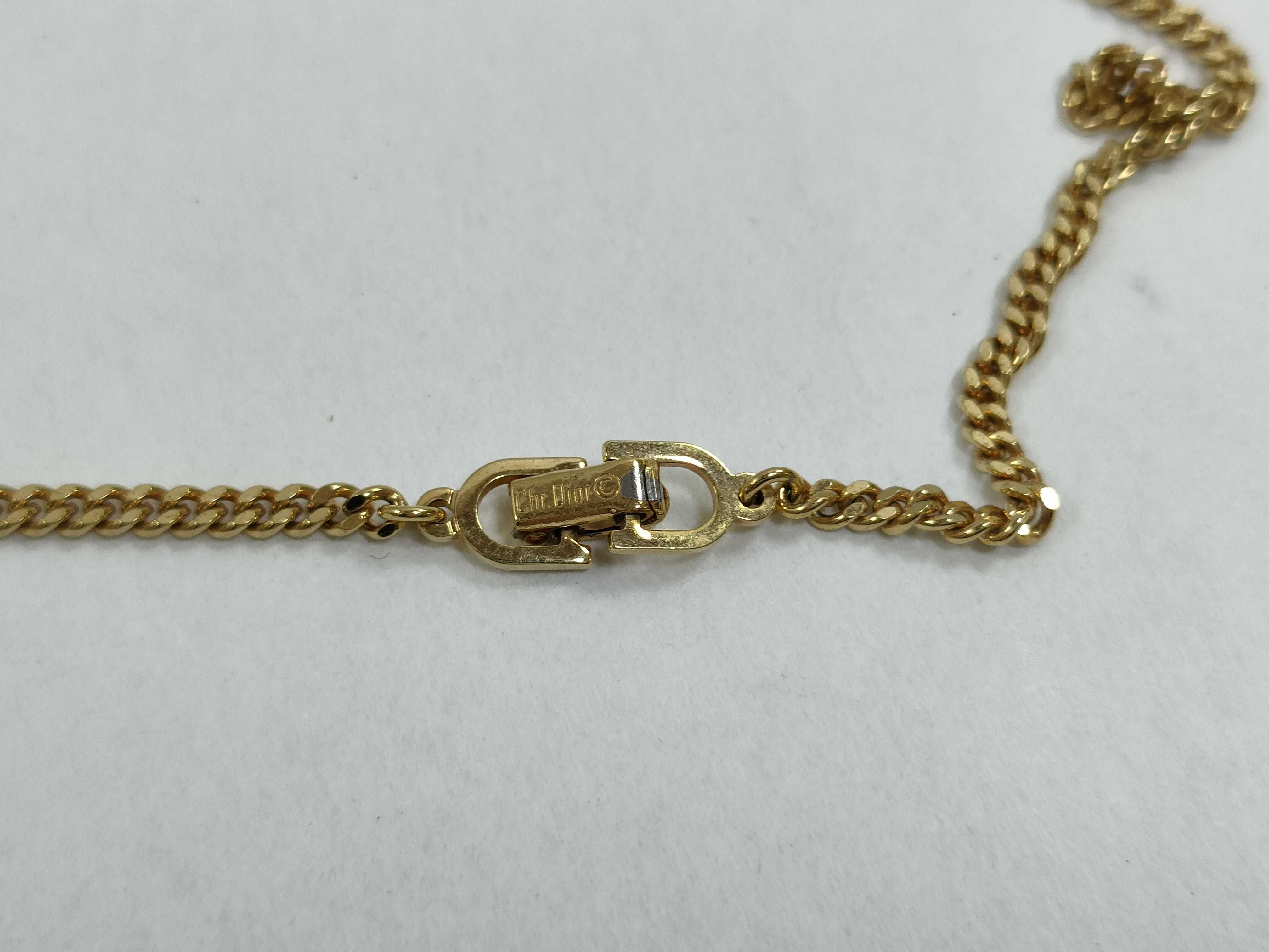 Necklace, Gold with Black Plate — view 7